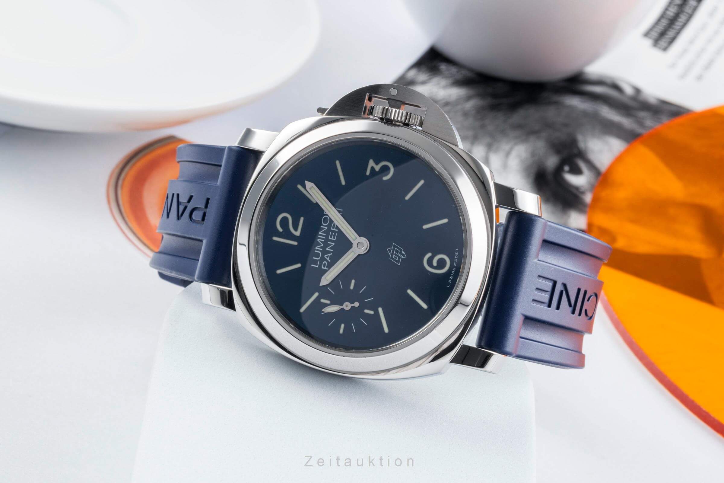 Panerai Luminor  acero cuerda manual reloj para caballeros PAM01085 LP: 6200EUR  [2403969]