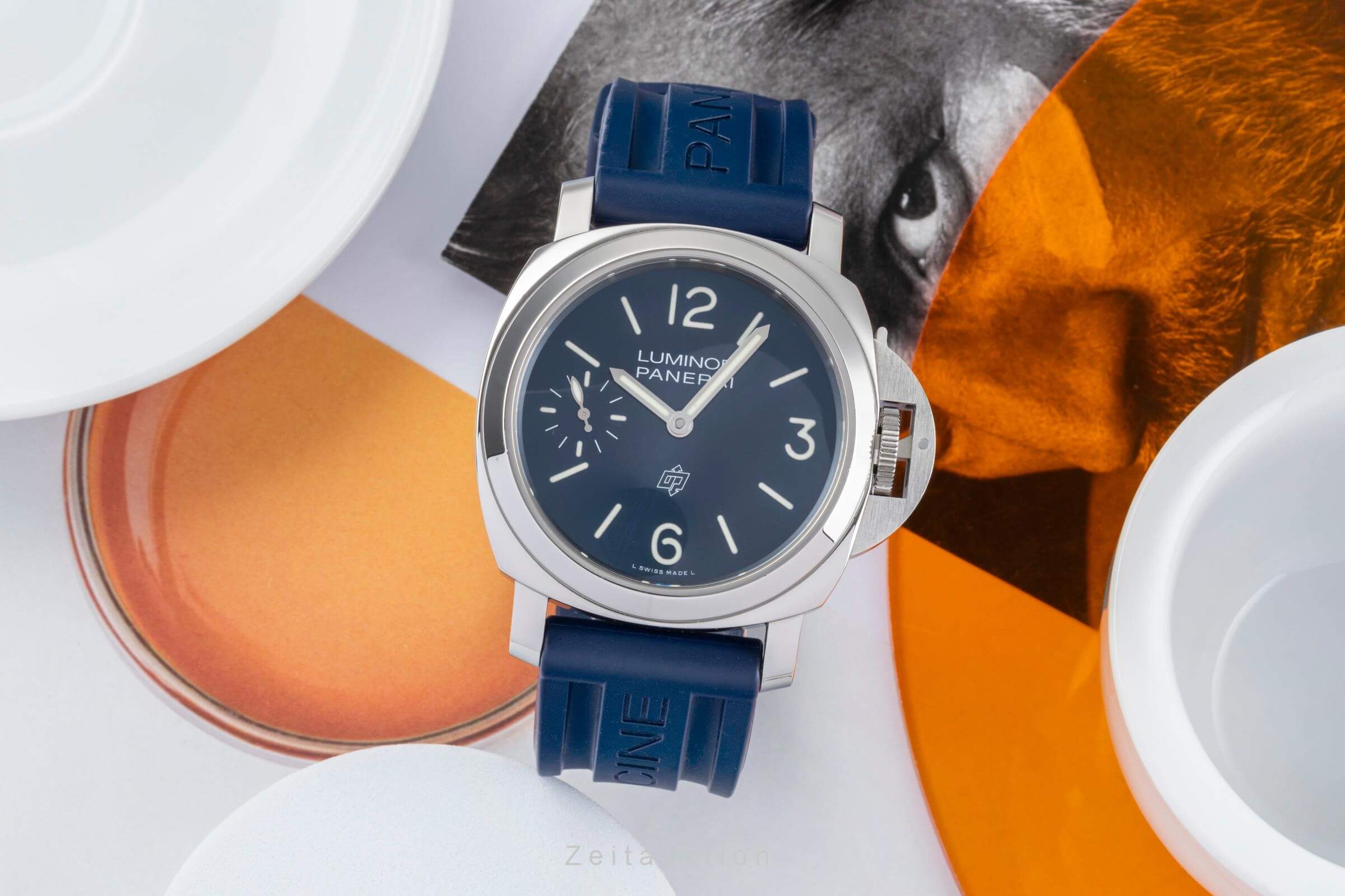 Panerai Luminor  acero cuerda manual reloj para caballeros PAM01085 LP: 6200EUR  [2403969]