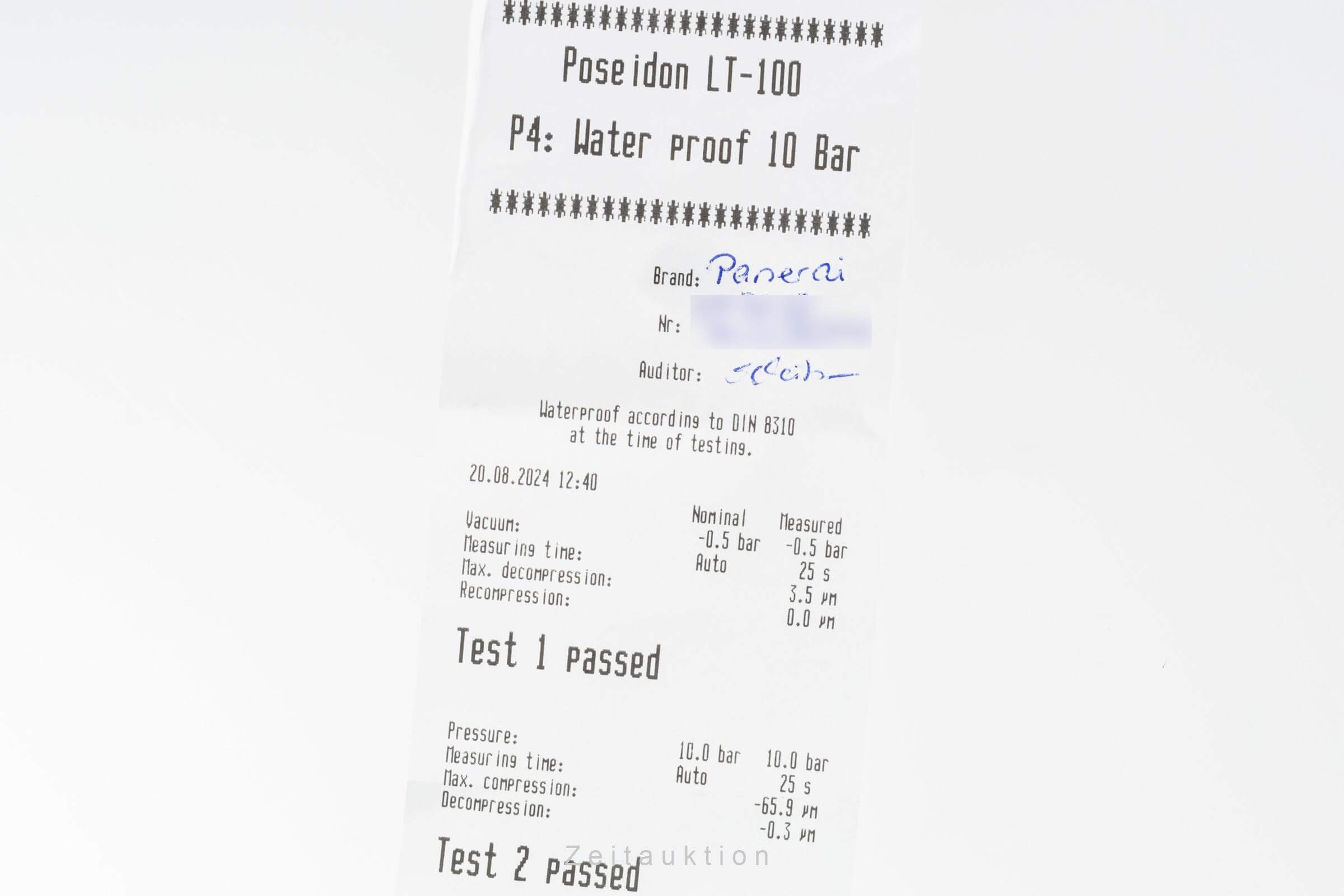 Panerai Luminor  acero cuerda manual reloj para caballeros PAM01085 LP: 6200EUR  [2403969]