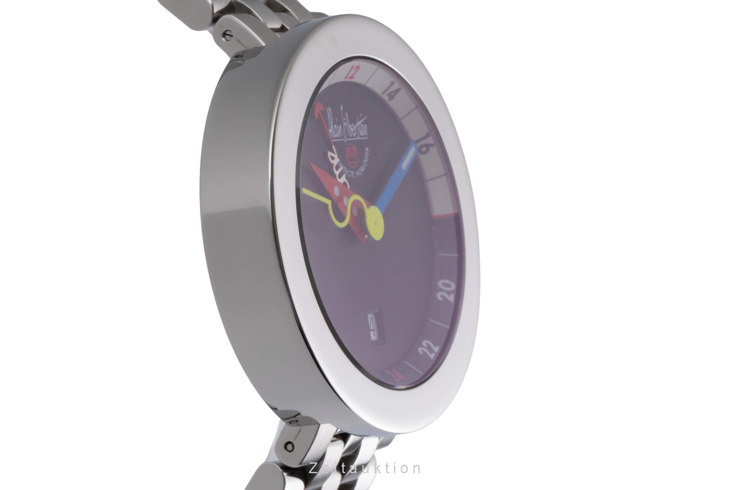 Alain Silberstein Rondo GMT steel automatic men's watch OG11  [2403991]