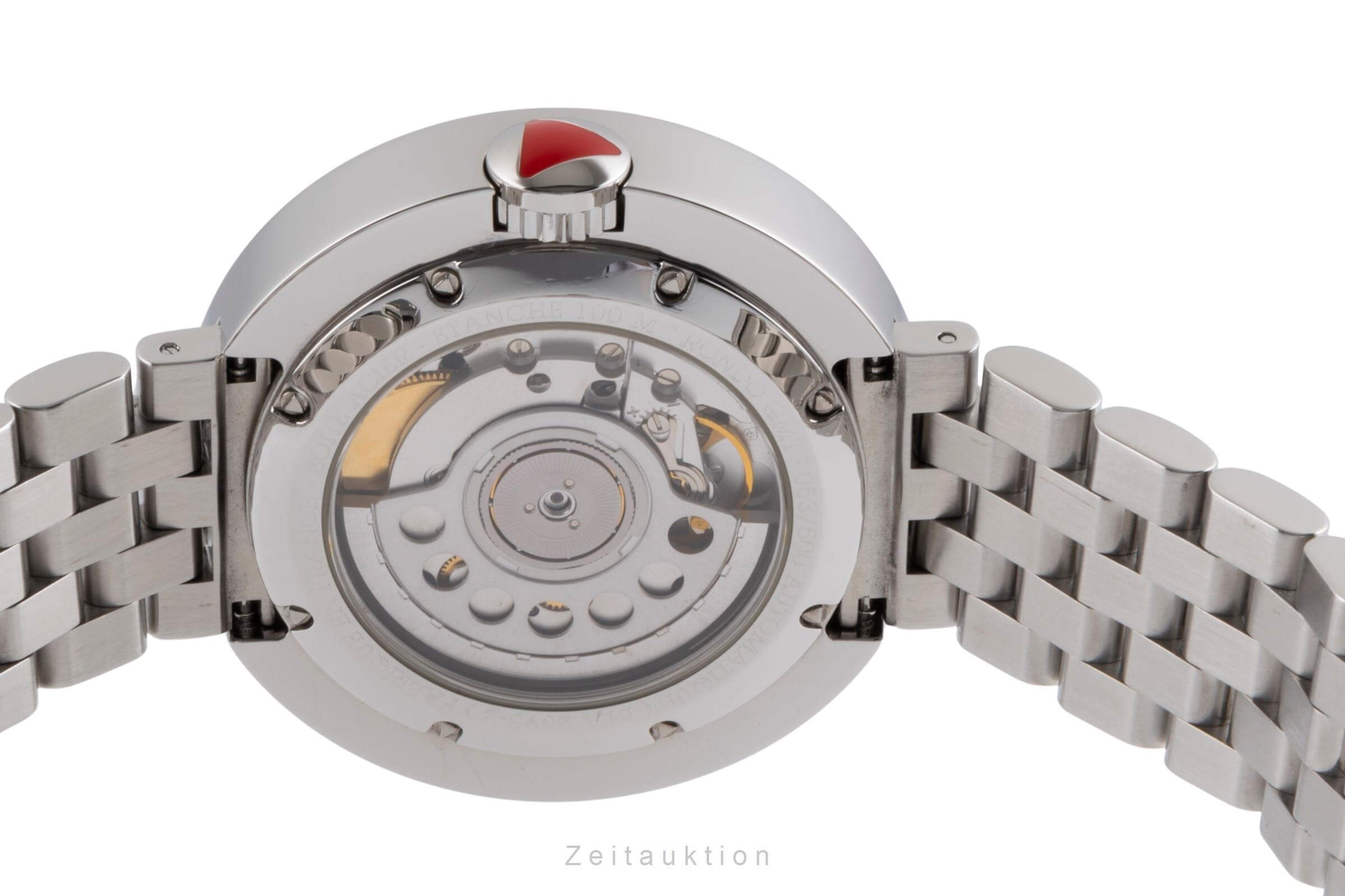 Alain Silberstein Rondo GMT steel automatic men's watch OG11  [2403991]