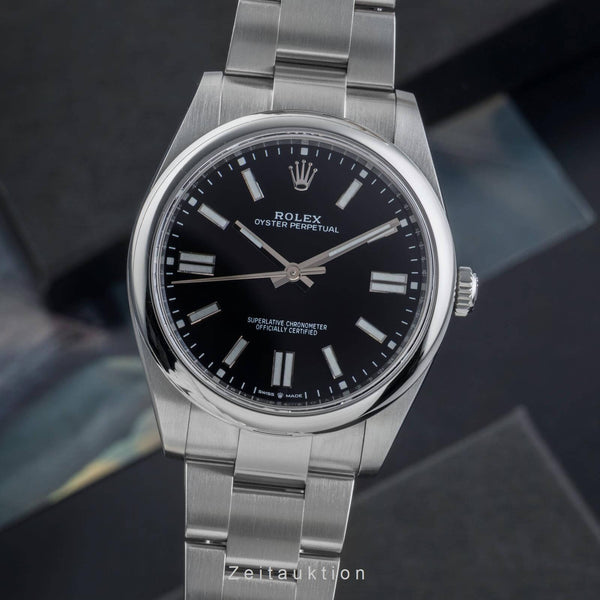 Rolex Oyster Perpetual acero automático reloj para caballeros 124300  [2404175]