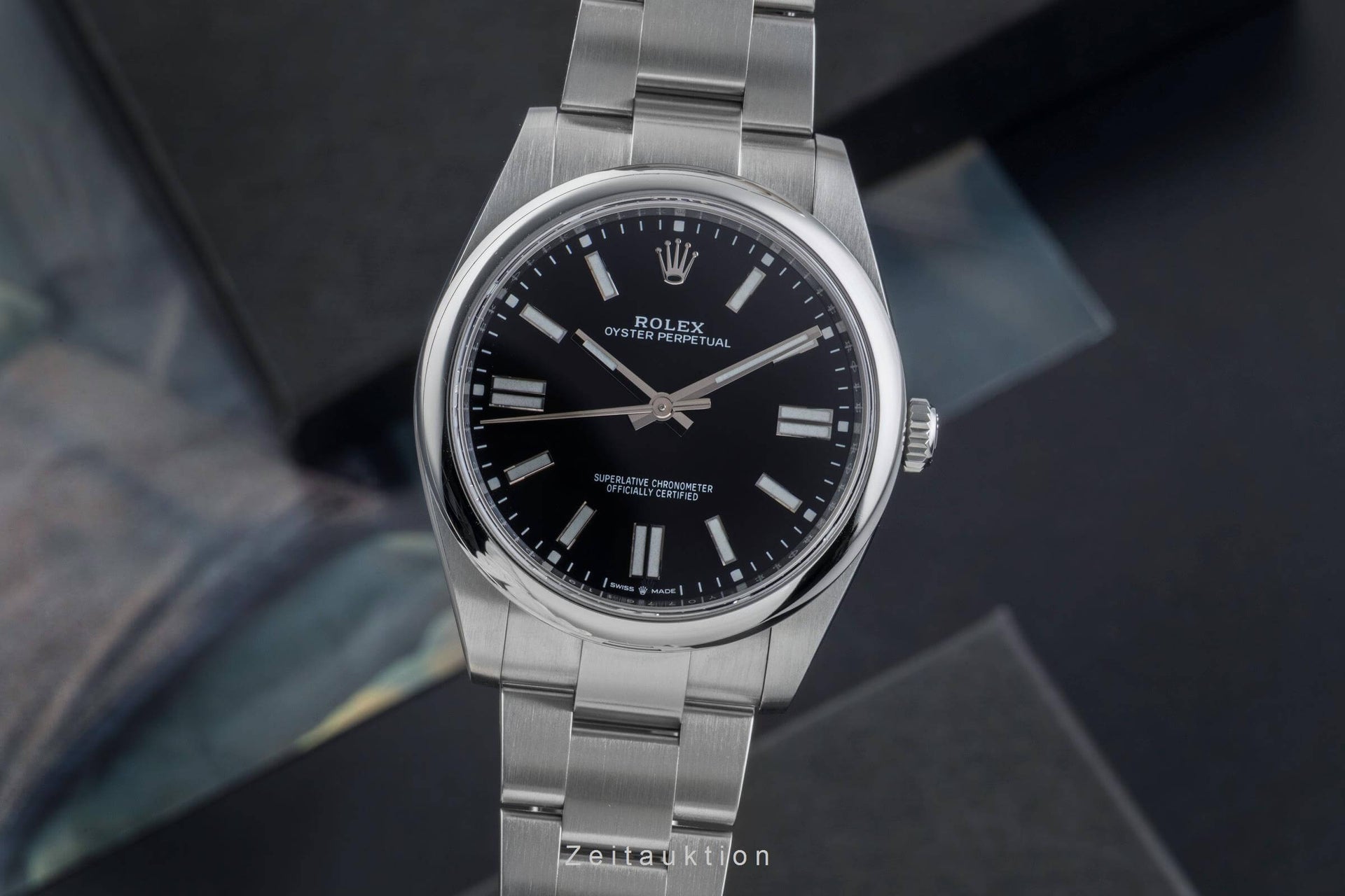 Oyster Perpetual steel automatic watch [ ]
