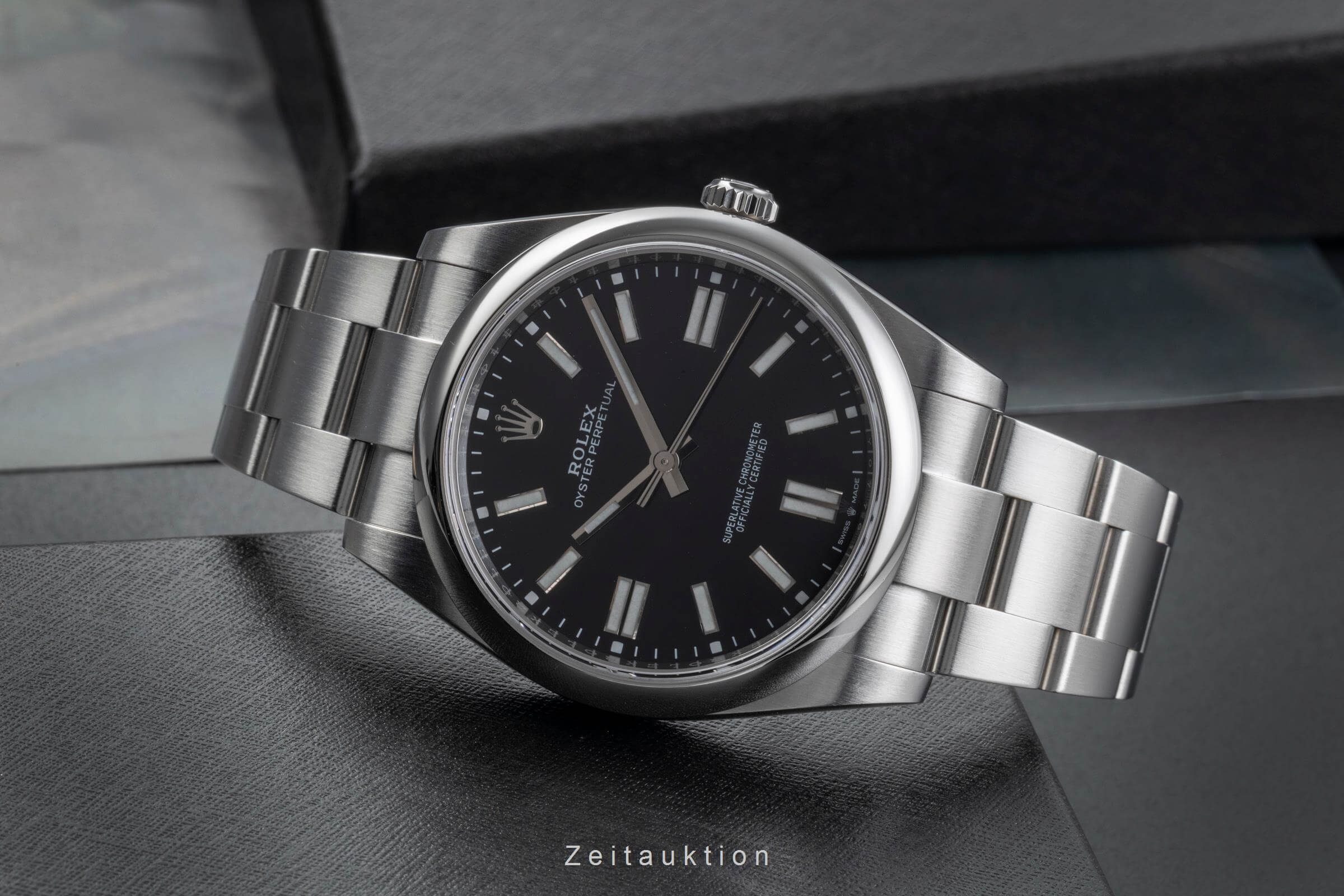 Rolex Oyster Perpetual acero automático reloj para caballeros 124300  [2404175]