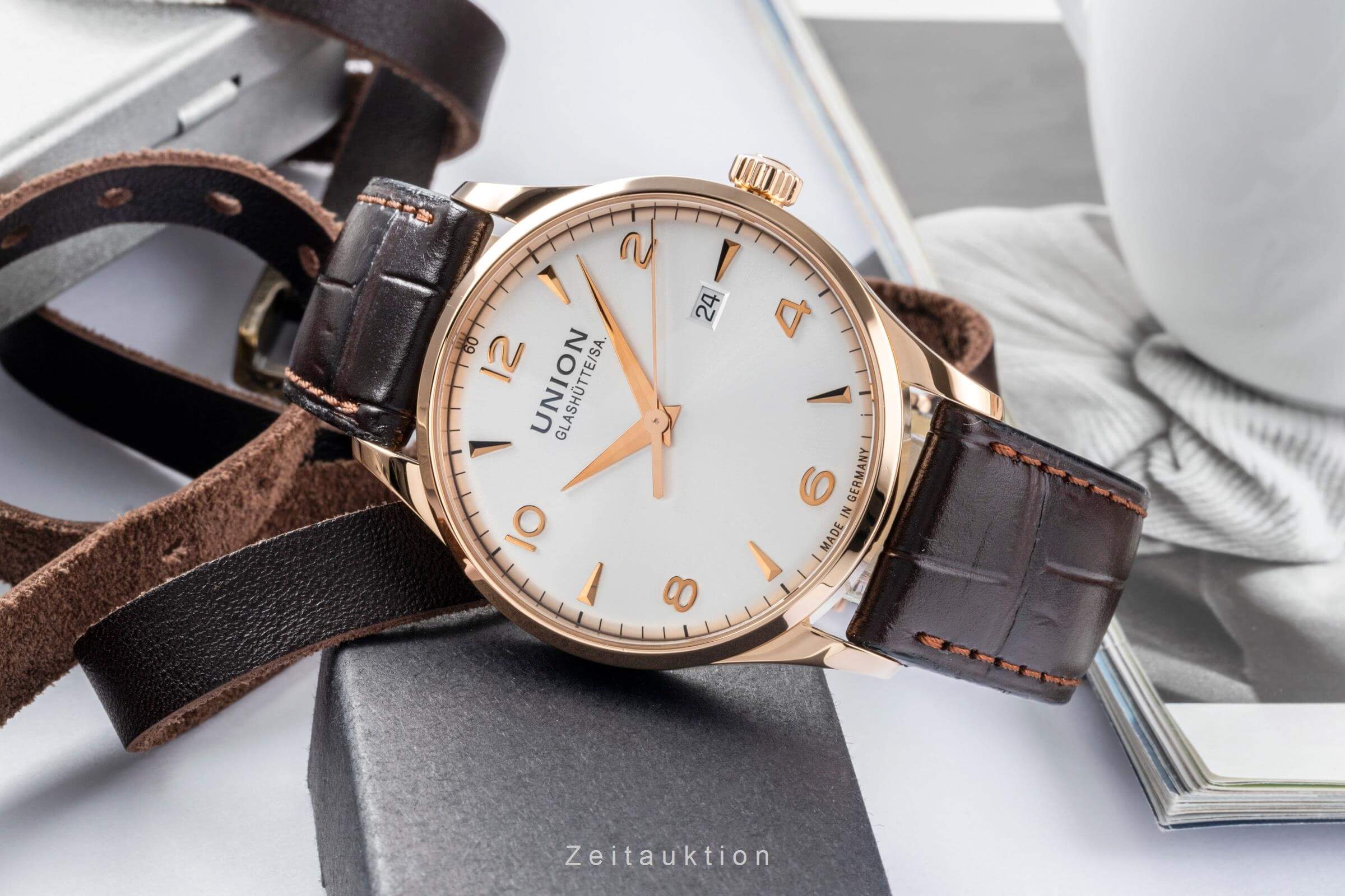 Union Glashütte Noramis 18k Gold Automatik Ref. D900.407.76.037.01 NP: 6900,- € [2404220]