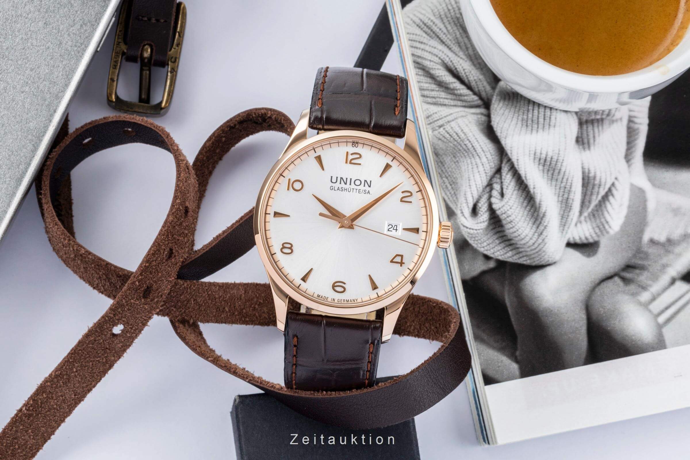 Union Glashütte Noramis 18k Gold Automatik Ref. D900.407.76.037.01 NP: 6900,- € [2404220]