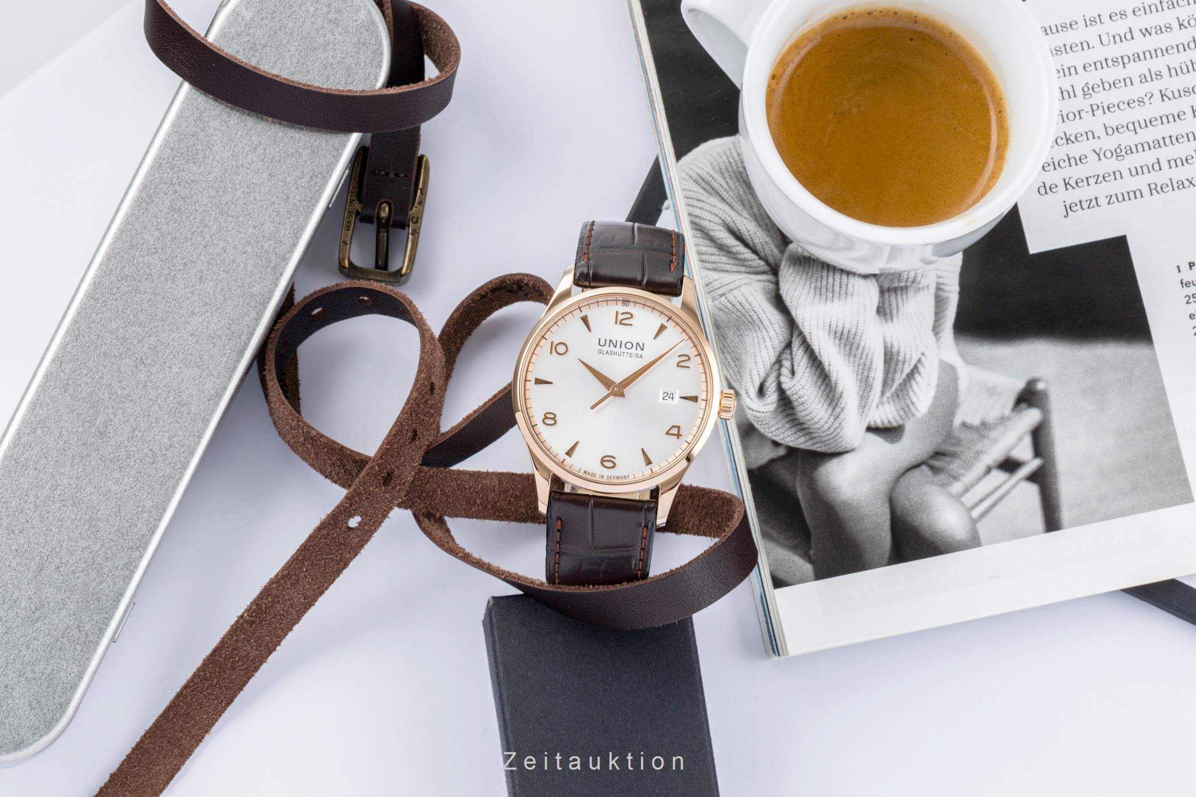 Union Glashütte Noramis 18k Gold Automatik Ref. D900.407.76.037.01 NP: 6900,- € [2404220]