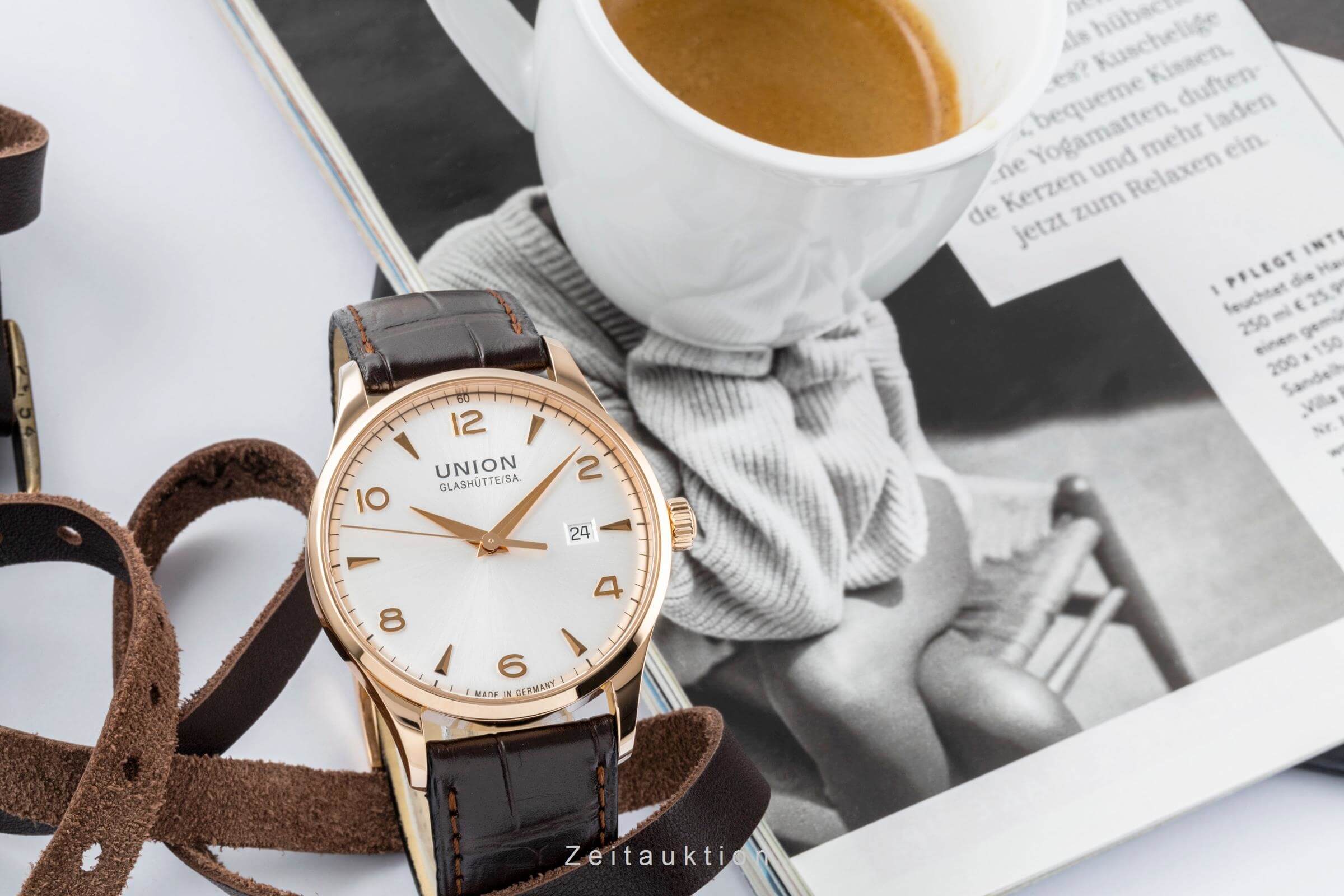 Union Glashütte Noramis 18k Gold Automatik Ref. D900.407.76.037.01 NP: 6900,- € [2404220]