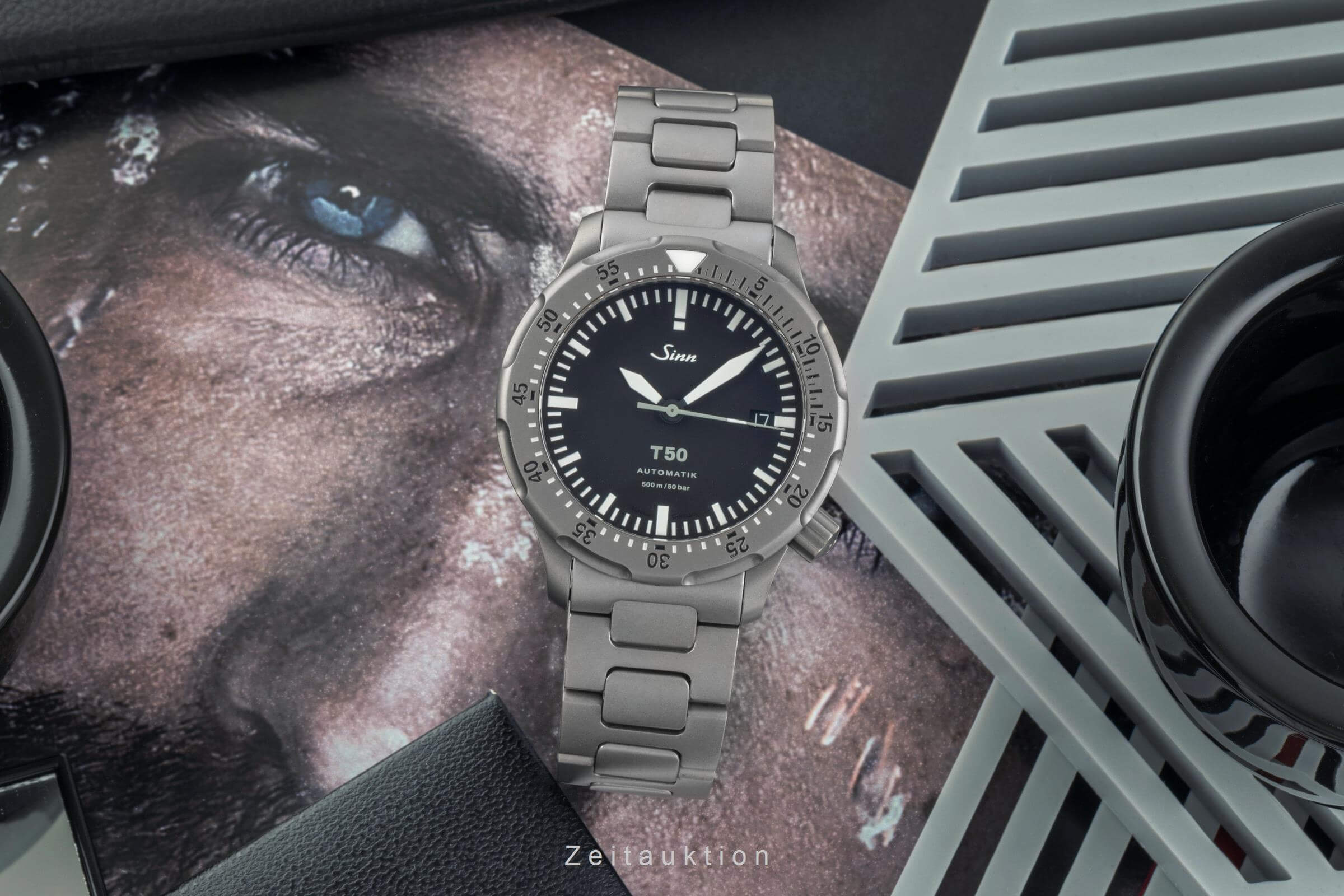 Sinn T50 titanium automatic men's watch 1052.010 LP: 3340EUR  [2404248]