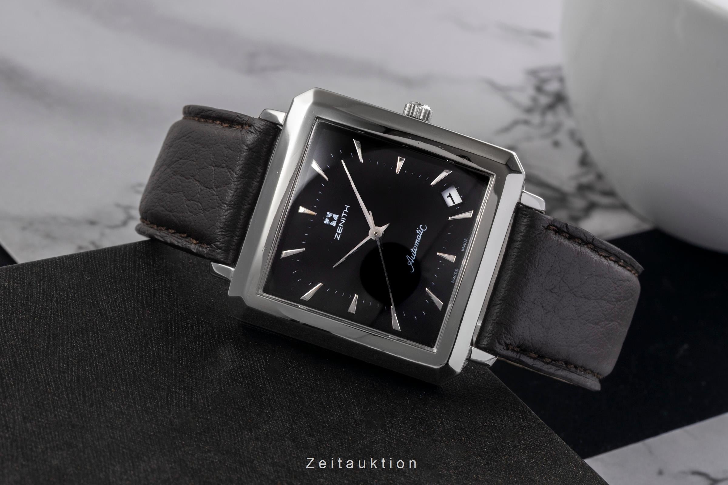Zenith Elite Stahl Automatik Herrenuhr Ref. 90/01.0100.670 Klassiker [2404299]