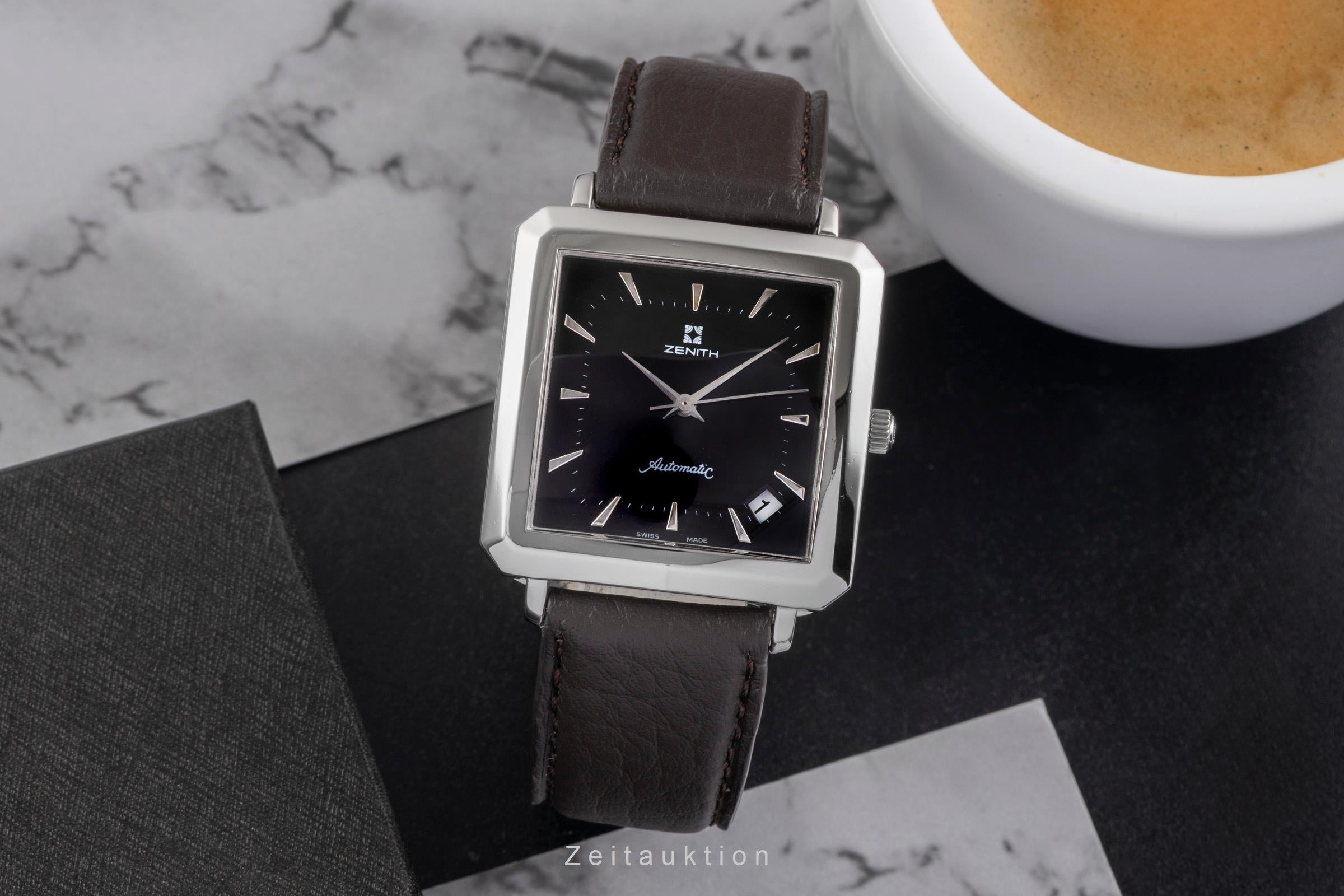 Zenith Elite Stahl Automatik Herrenuhr Ref. 90/01.0100.670 Klassiker [2404299]