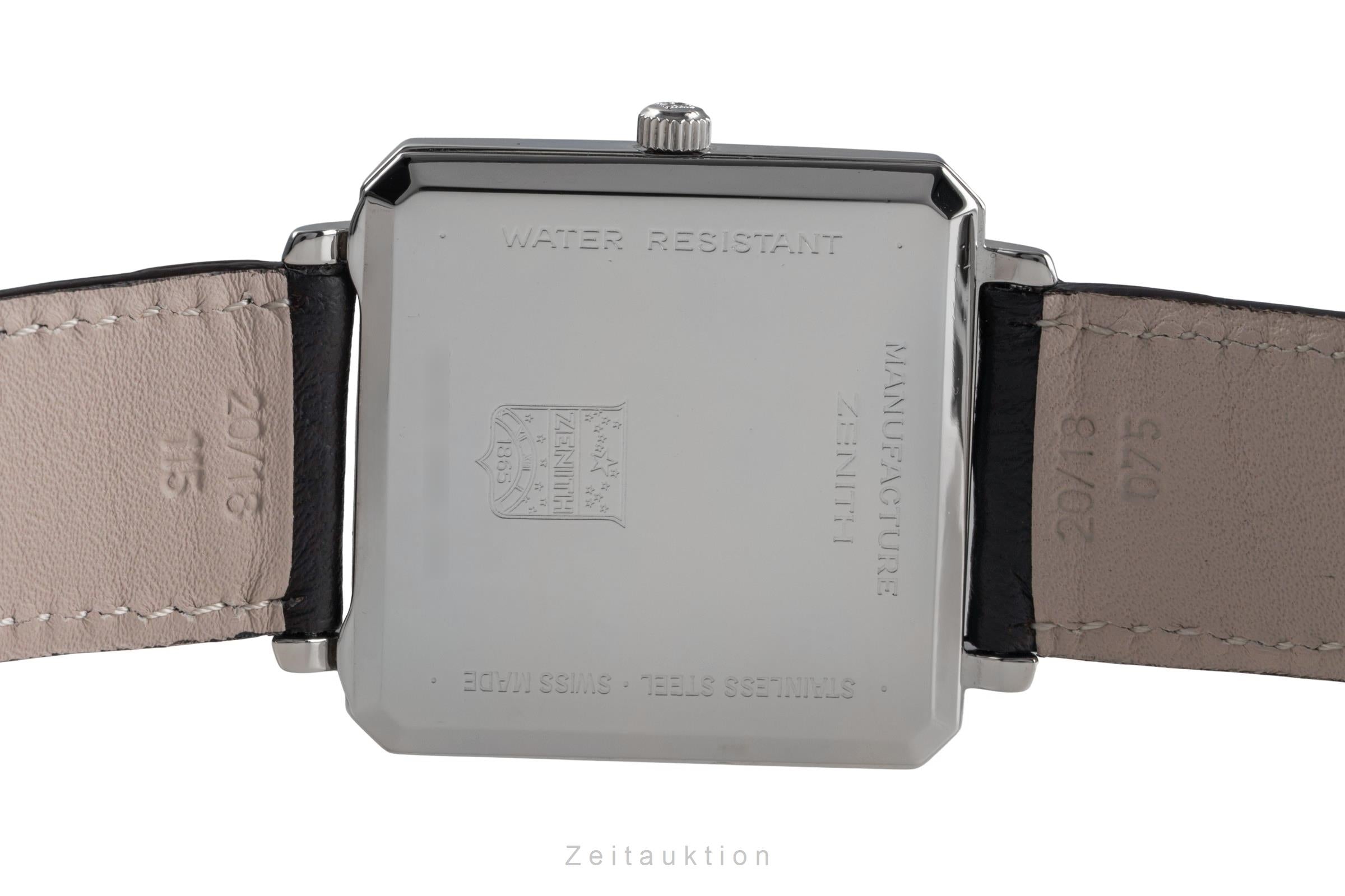 Zenith Elite Stahl Automatik Herrenuhr Ref. 90/01.0100.670 Klassiker [2404299]