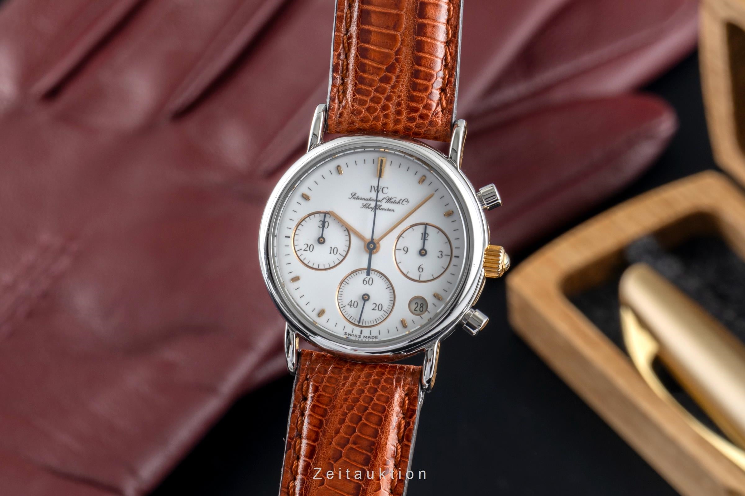 IWC Portofino cronografo acciaio quarzo orologio da donna IW373004  [2404419]