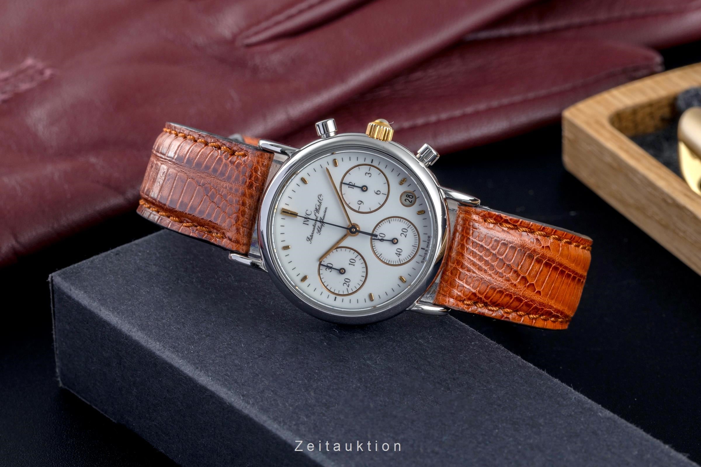 IWC Portofino cronografo acciaio quarzo orologio da donna IW373004  [2404419]