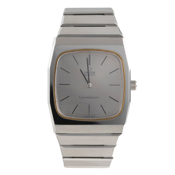 Omega Constellation acier quartz montre pour hommes 391.0801, 191.0051 Vintage  [2404426]