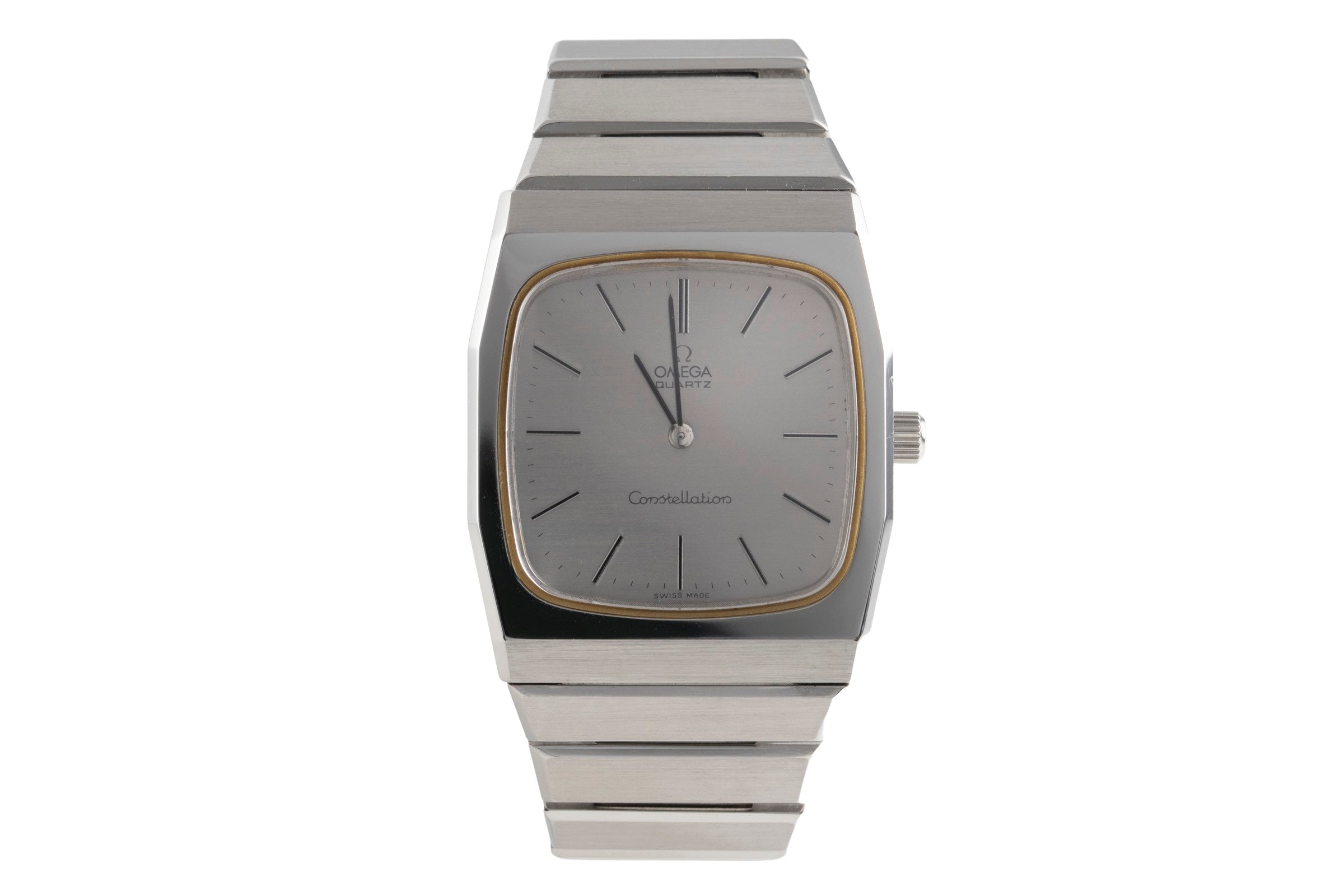 Omega Constellation acier quartz montre pour hommes 391.0801, 191.0051 Vintage  [2404426]