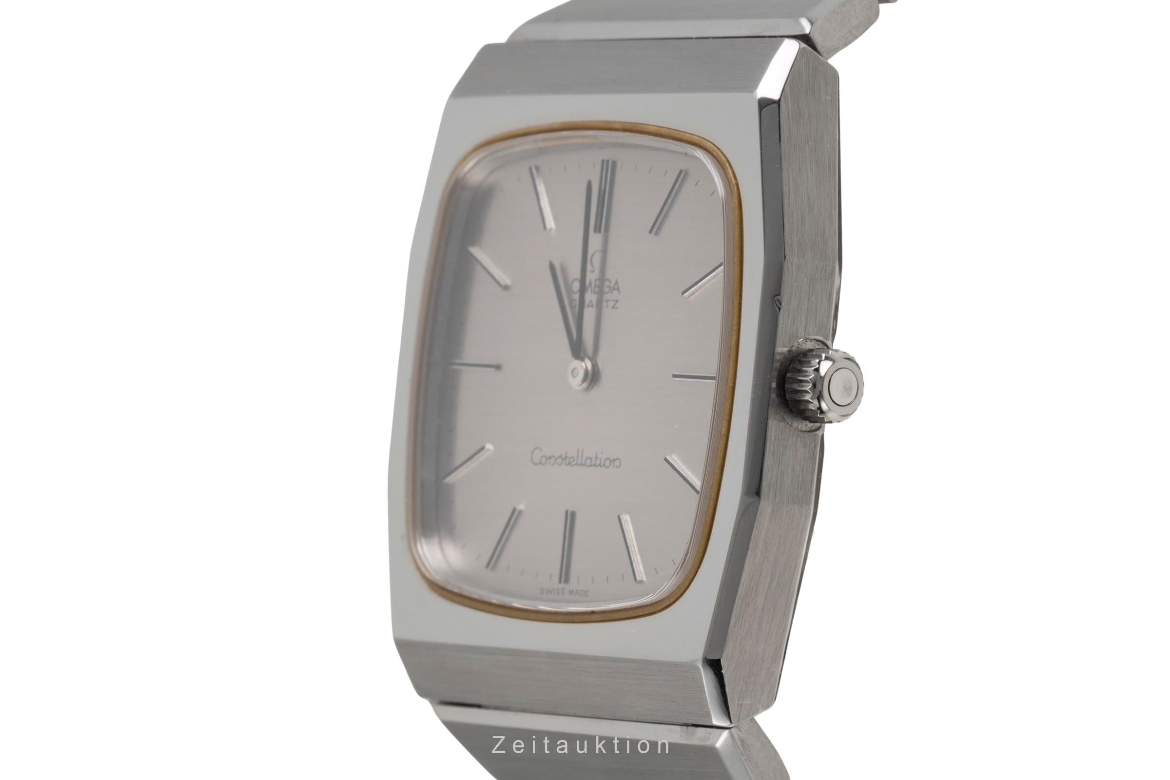 Omega Constellation acier quartz montre pour hommes 391.0801, 191.0051 Vintage  [2404426]