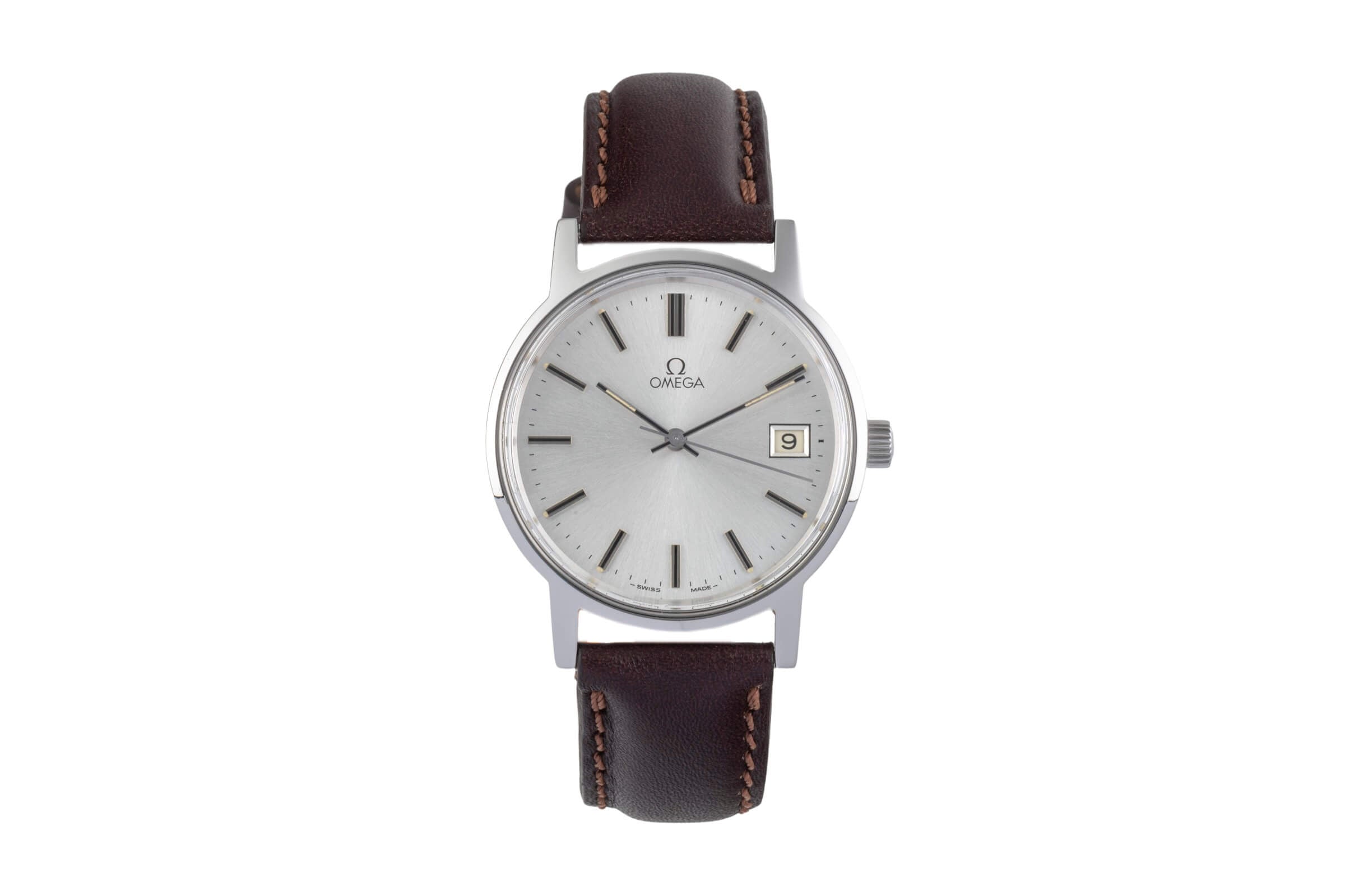 Omega Geneve steel manual winding Kal. 1030 Ref. 136.0104 VINTAGE