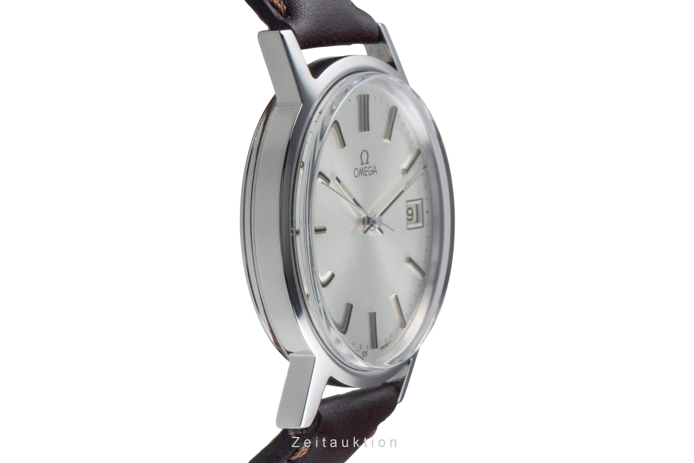 Omega Geneve acier à remontage manuel montre pour hommes 136.0104 Vintage  [2404451]