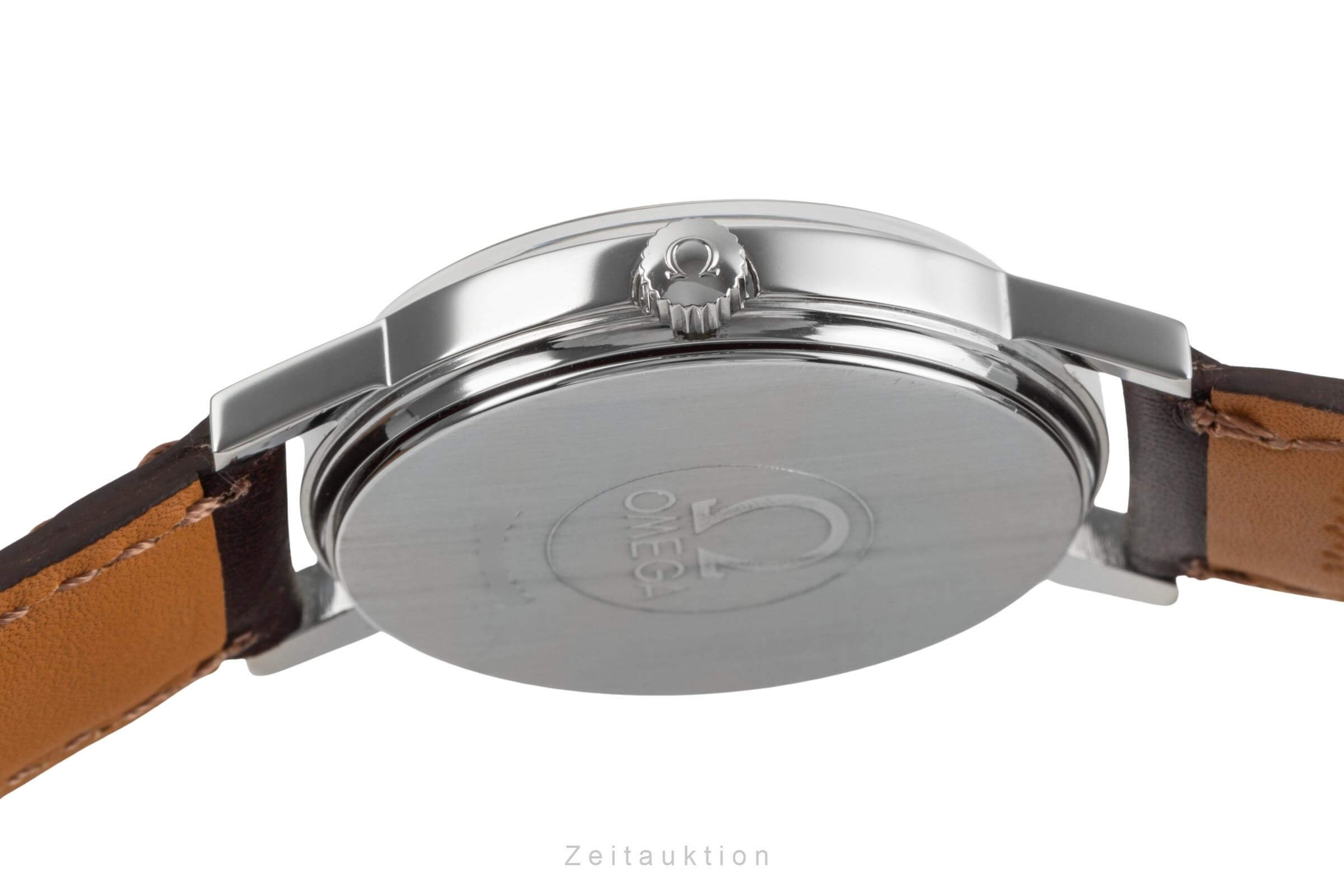 Omega Geneve acier à remontage manuel montre pour hommes 136.0104 Vintage  [2404451]