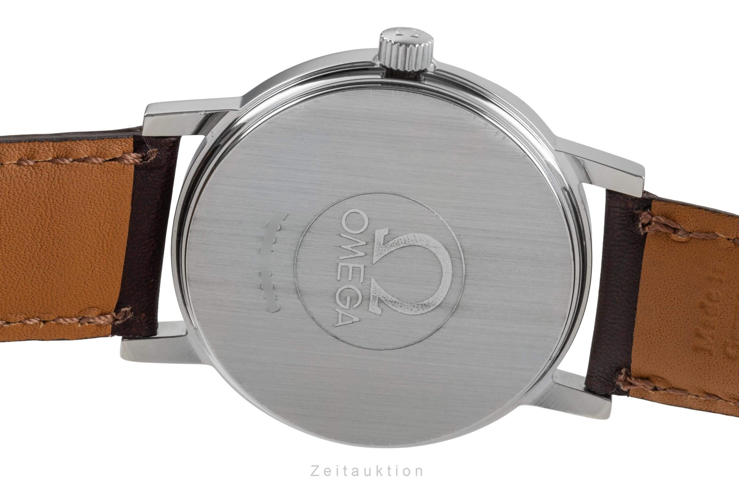 Omega Geneve acier à remontage manuel montre pour hommes 136.0104 Vintage  [2404451]