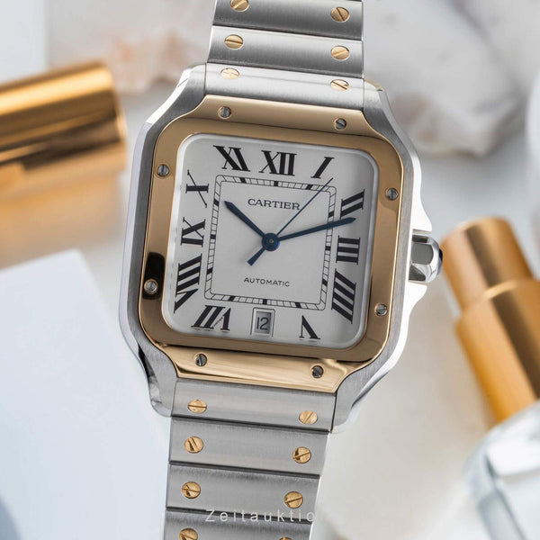 Cartier Santos acero / oro automático reloj para caballeros W2SA0006  [2404535]