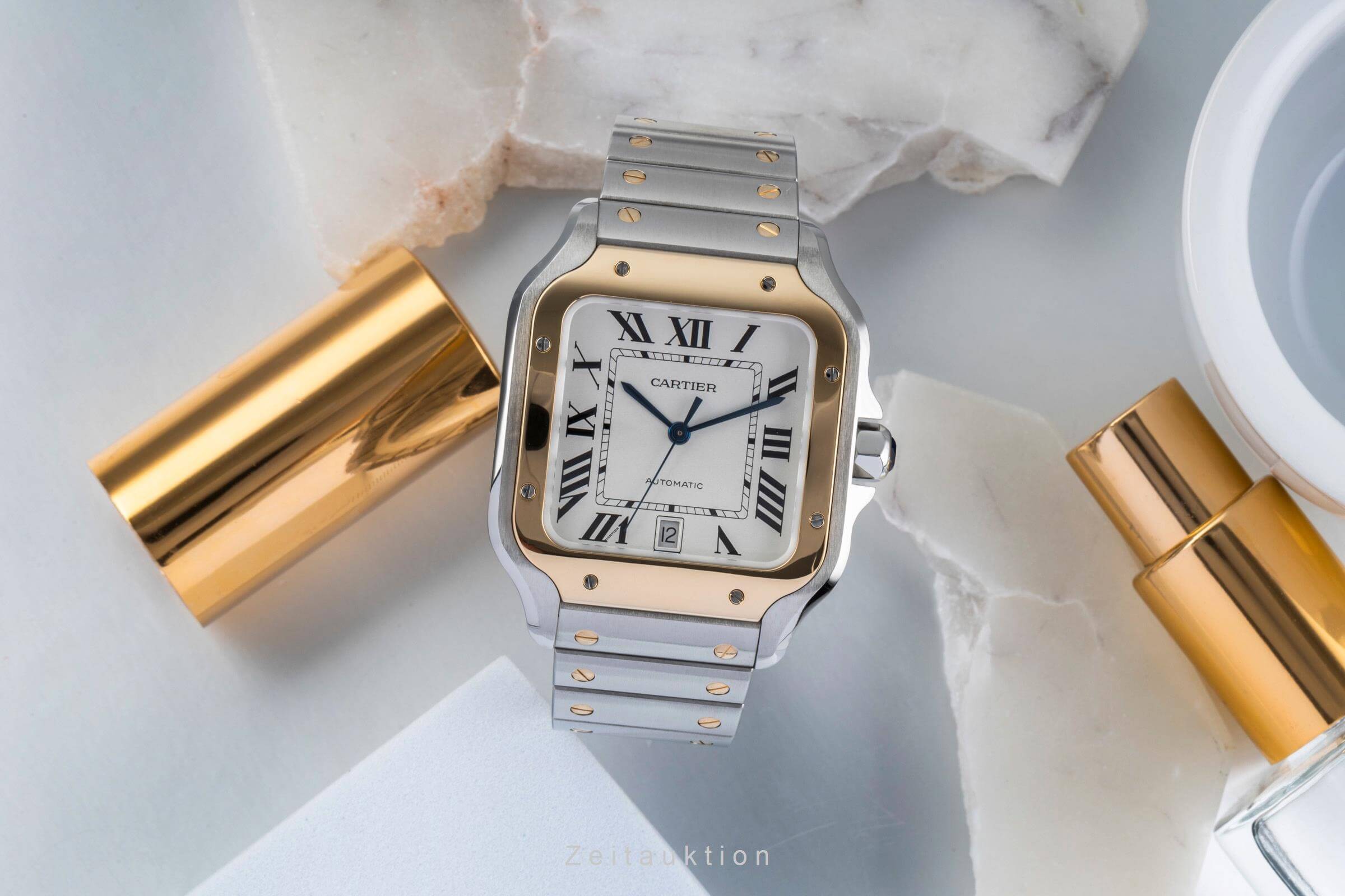 Cartier Santos acero / oro automático reloj para caballeros W2SA0006  [2404535]