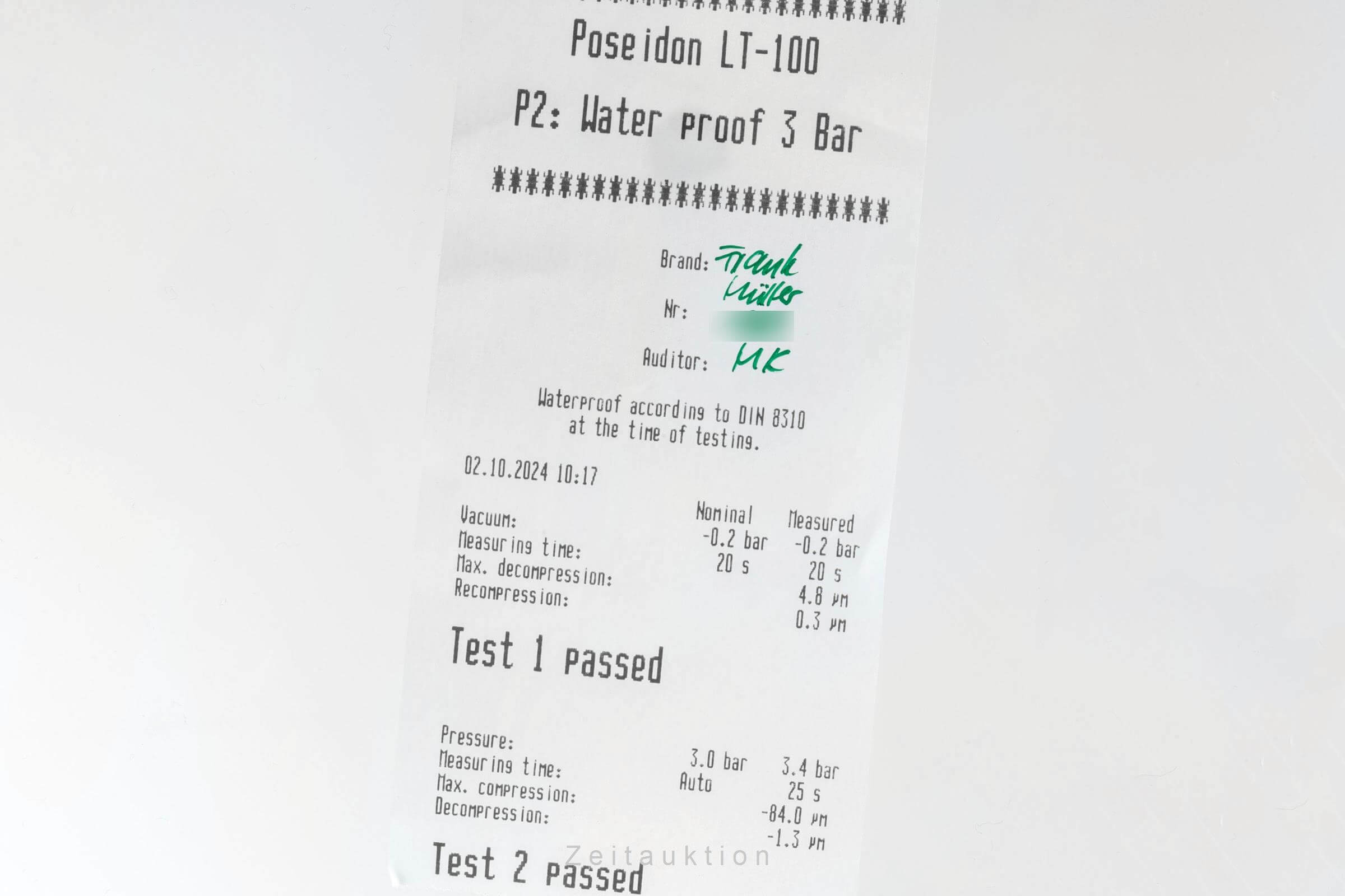 Franck Muller Casablanca Handaufzug Edelstahl Medium Size Ref. 7502S6  [2404539]