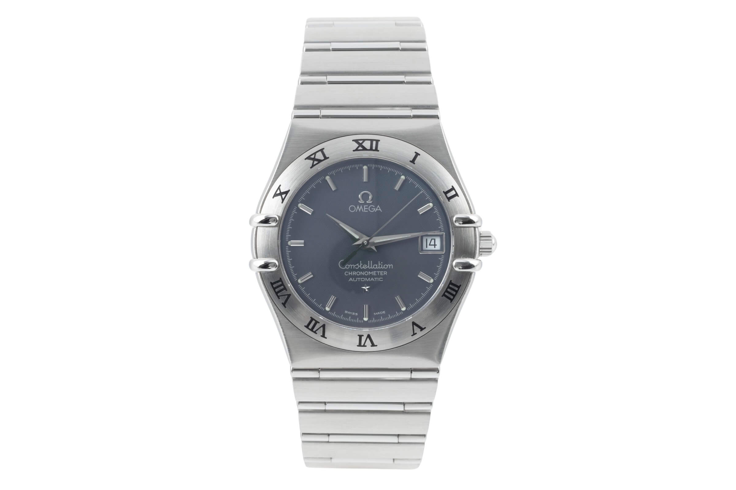 Omega Constellation acier automatique montre pour hommes 1502.40.00   368.1201  LP: 3200EUR  [2404632]