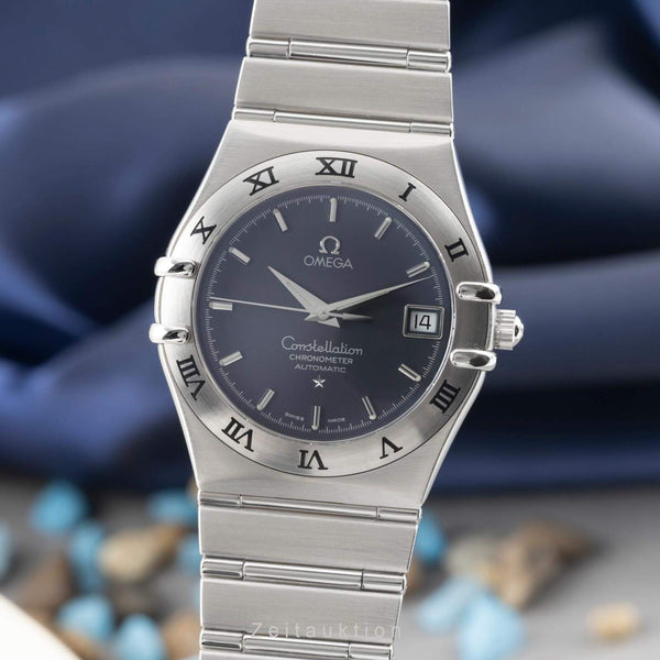 Omega Constellation acier automatique montre pour hommes 1502.40.00   368.1201  LP: 3200EUR  [2404632]