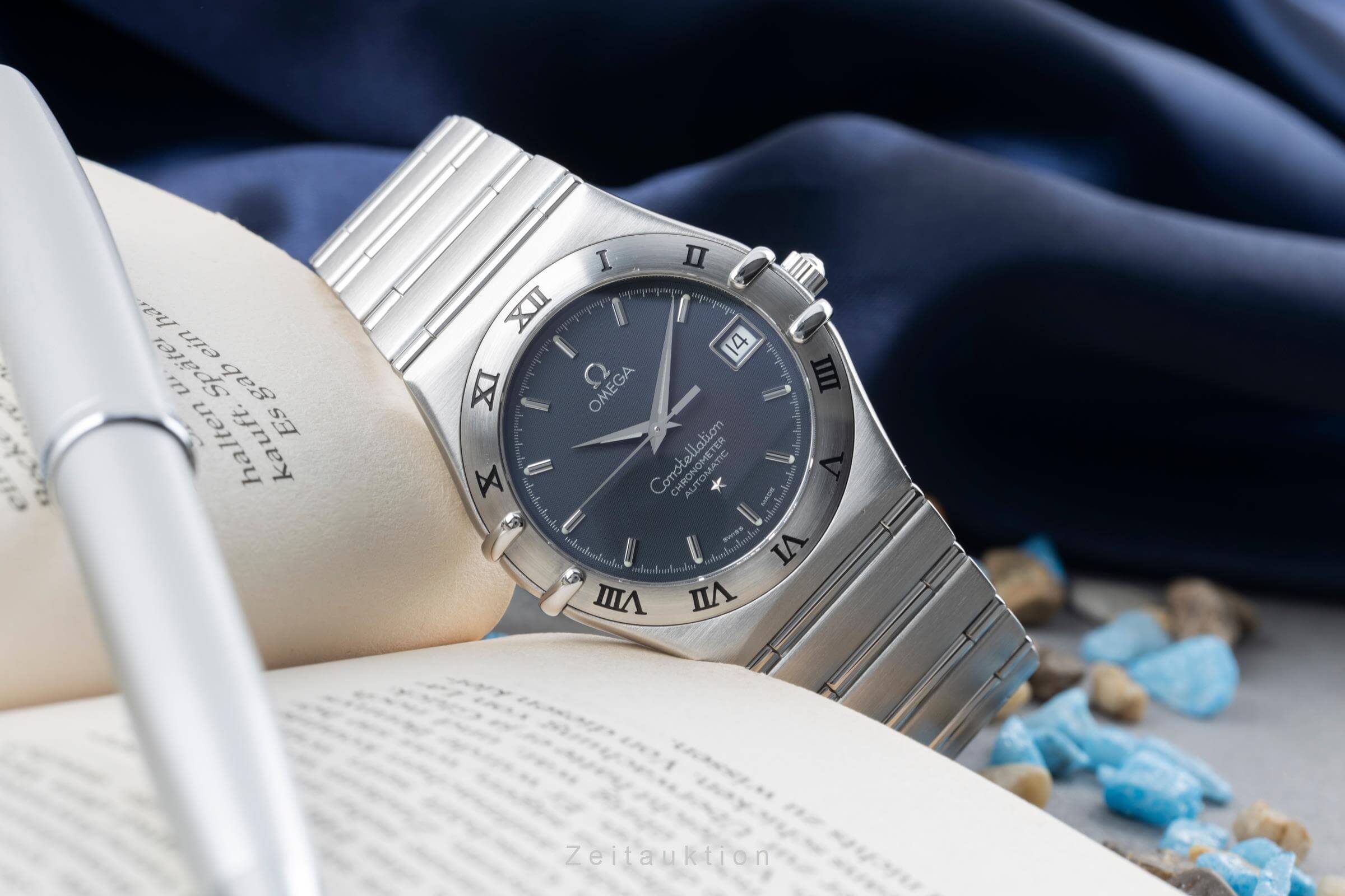 Omega Constellation acier automatique montre pour hommes 1502.40.00   368.1201  LP: 3200EUR  [2404632]