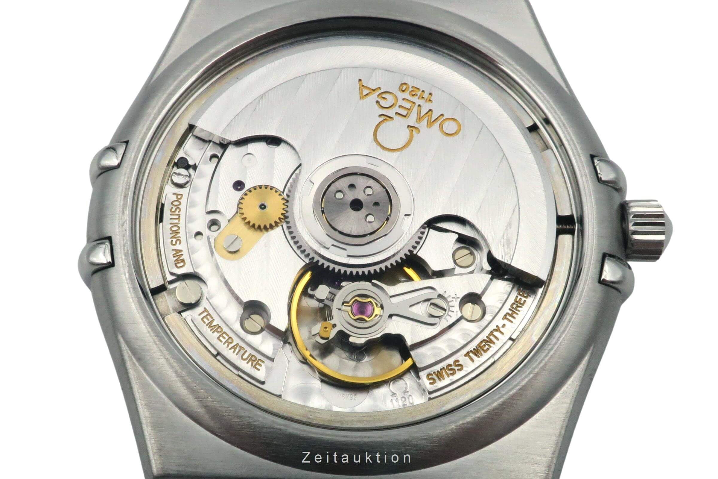 Omega Constellation acier automatique montre pour hommes 1502.40.00   368.1201  LP: 3200EUR  [2404632]