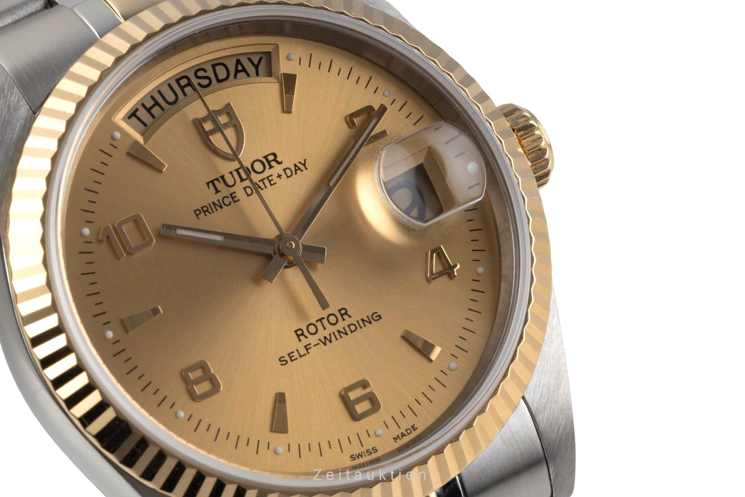 Tudor Date-Day acciaio / oro automatismo orologio da uomo 76213  [2404679]