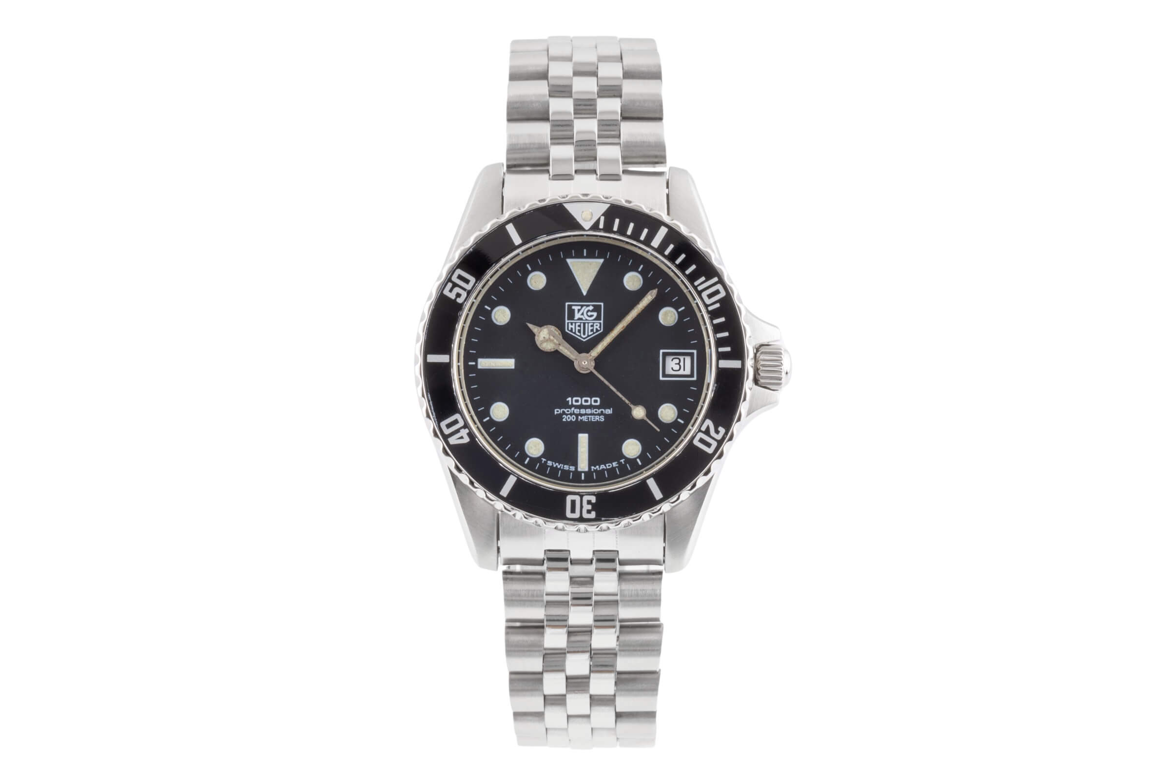 Tag Heuer 1000 Edelstahl Quarz Herrenuhr Edelstahl Ref. 980.0134 Klassiker  [2404683]