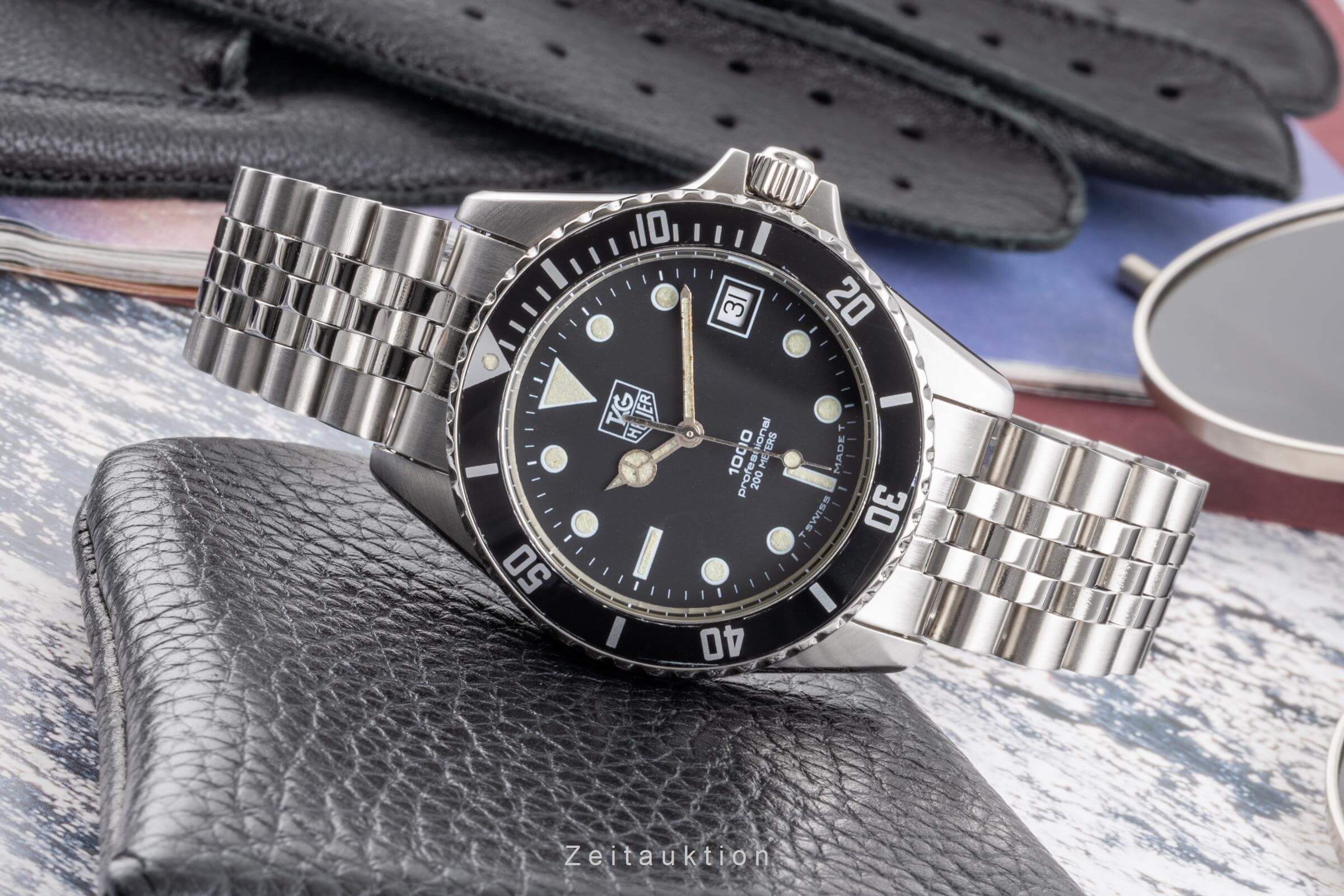 Tag Heuer 1000 Edelstahl Quarz Herrenuhr Edelstahl Ref. 980.0134 Klassiker  [2404683]