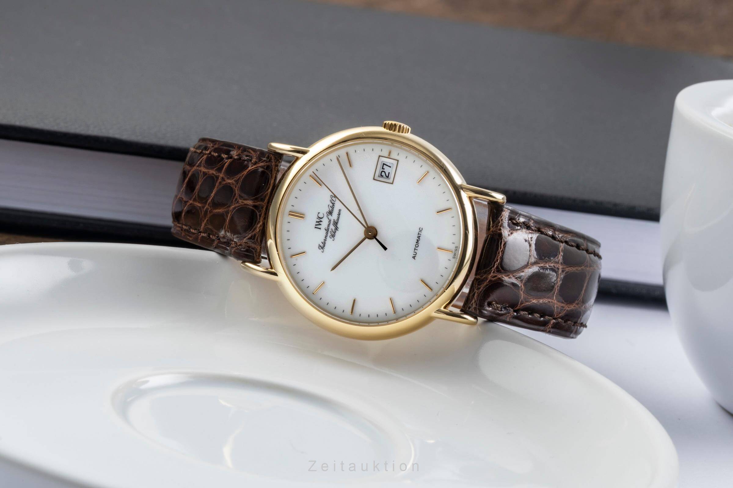 IWC Portofino 18 ct gold automatic men's watch IW351327 LP: 14300EUR  [2404853]