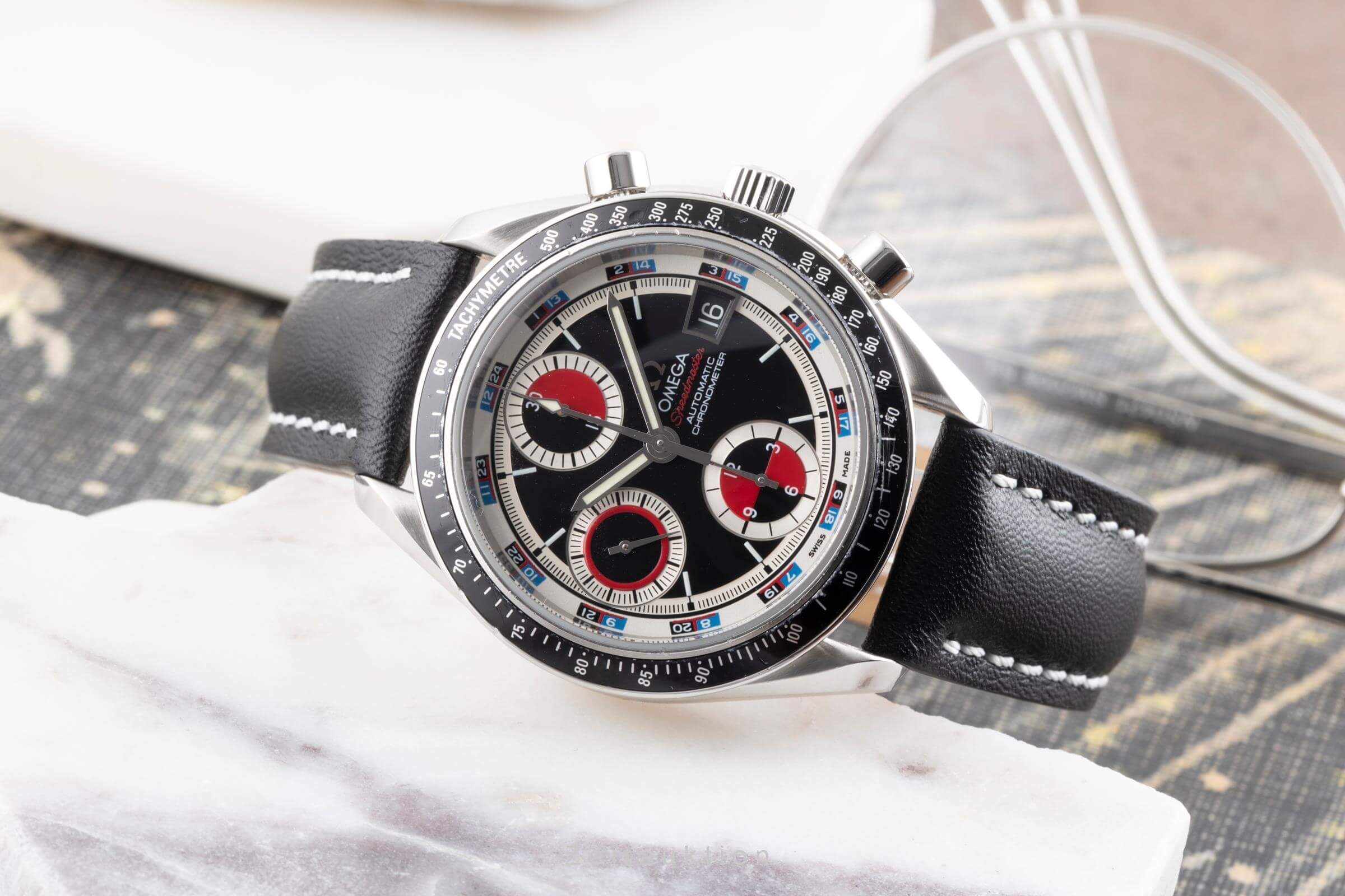 Omega Speedmaster cronografo acciaio automatismo orologio da uomo 3210.52.00, 178.0055  [2404880]