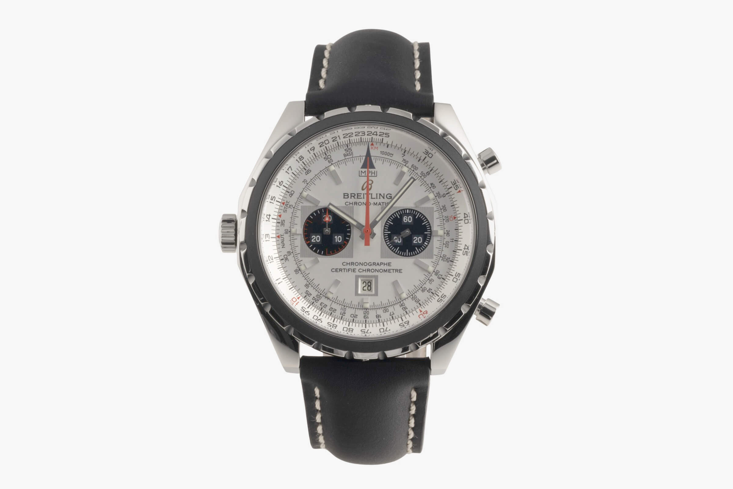 Breitling Chrono-Matic chronographe acier automatique montre pour hommes A41360  [2404911]
