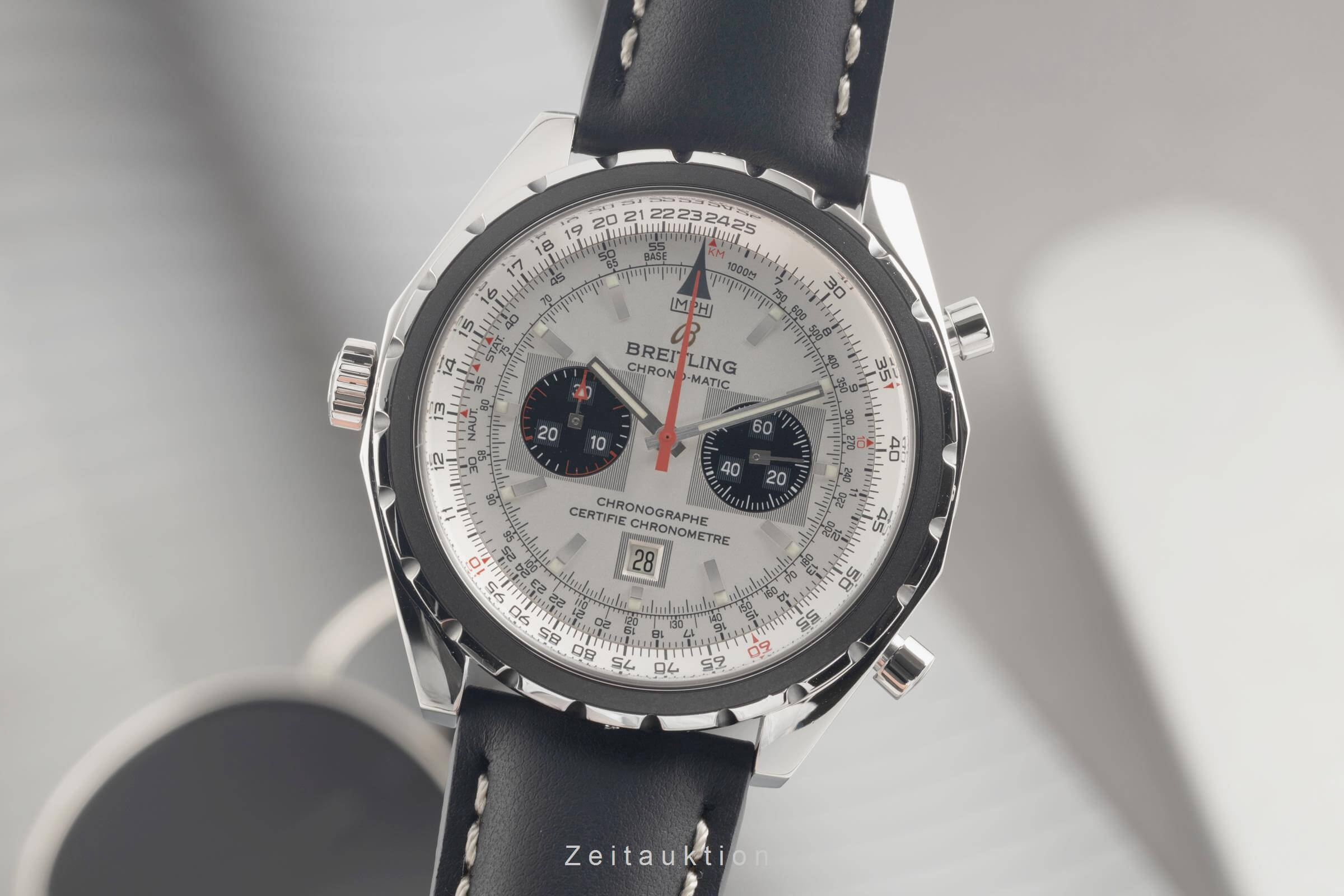 Breitling Chrono-Matic chronograph steel automatic men's watch A41360  [2404911]