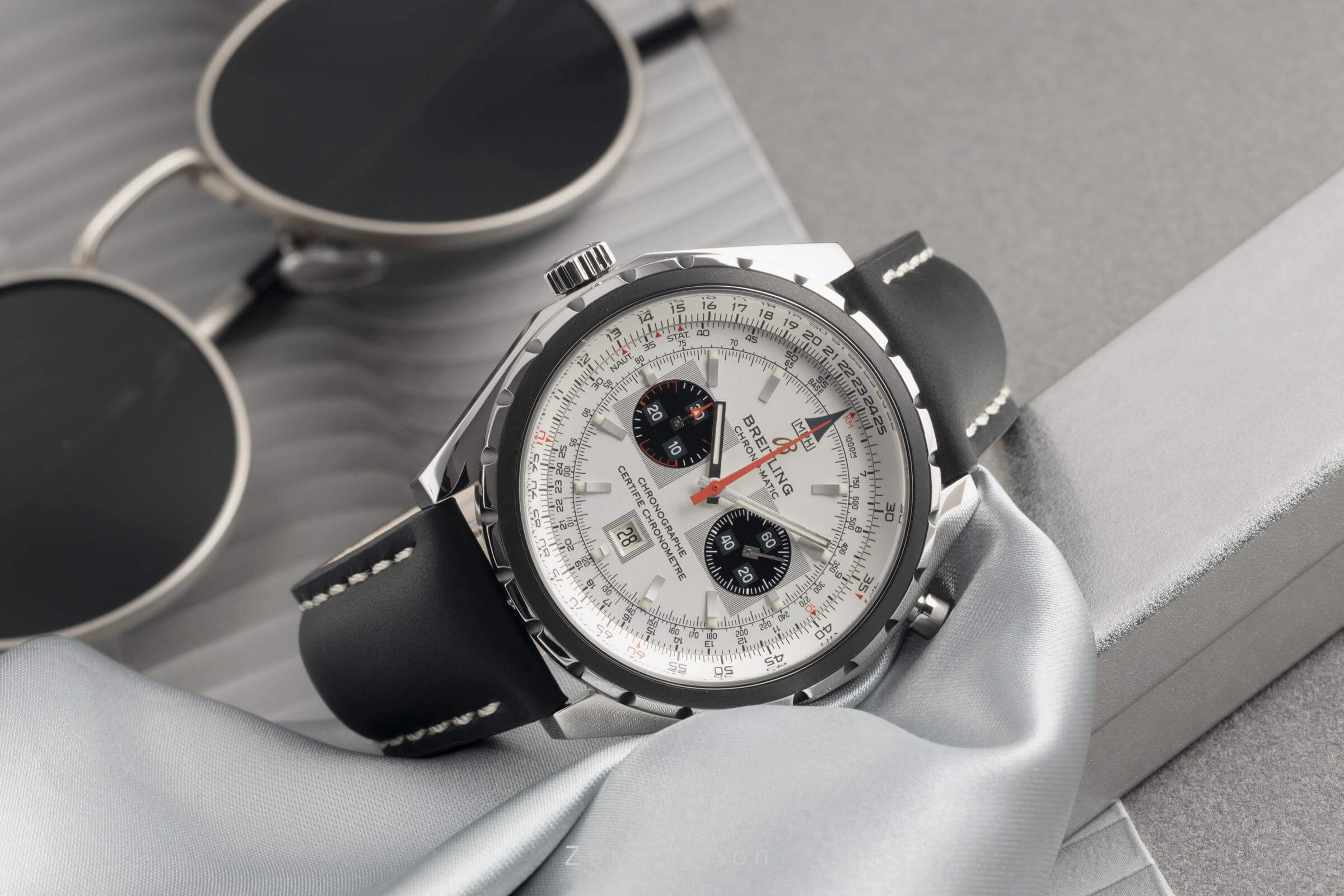 Breitling Chrono-Matic chronographe acier automatique montre pour hommes A41360  [2404911]