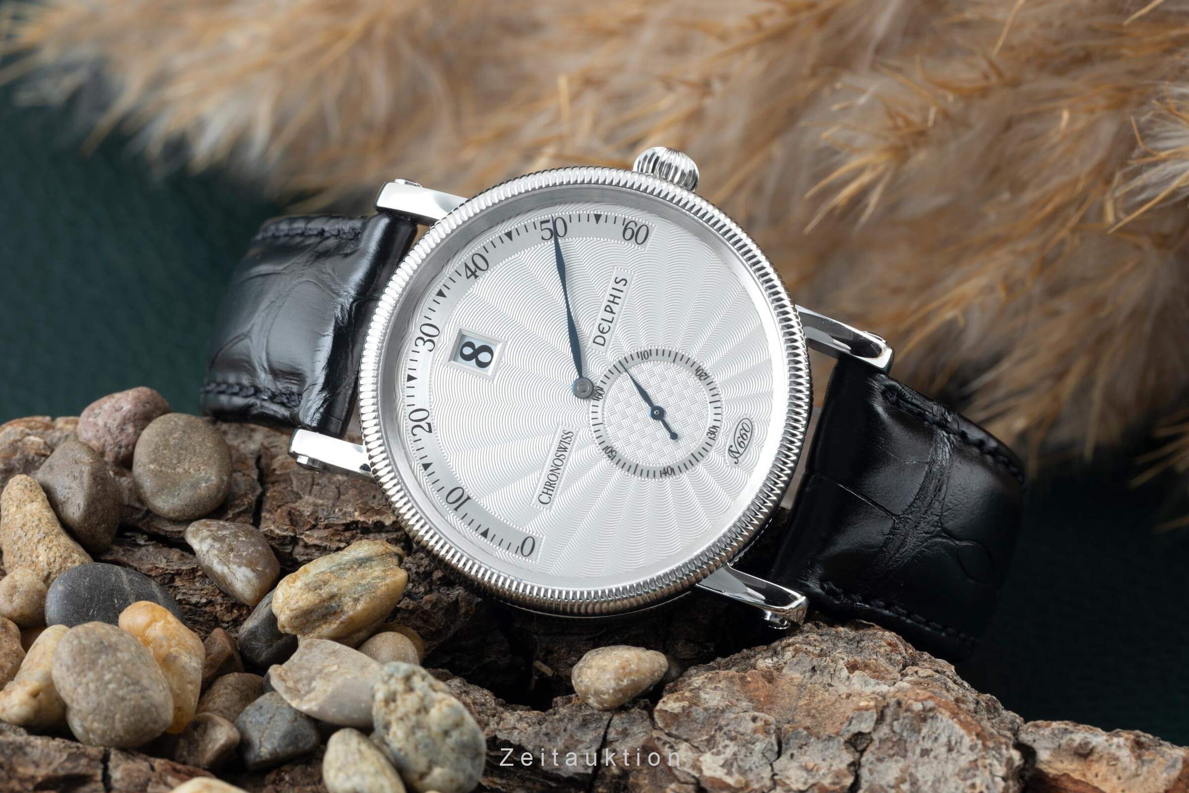 Chronoswiss Delphis Automatik Edelstahl Herrenuhr Glasboden Ref. CH1423  [2404918]