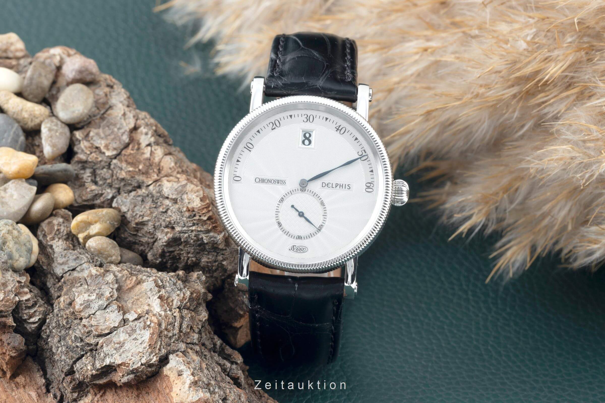 Chronoswiss Delphis Automatik Edelstahl Herrenuhr Glasboden Ref. CH1423  [2404918]