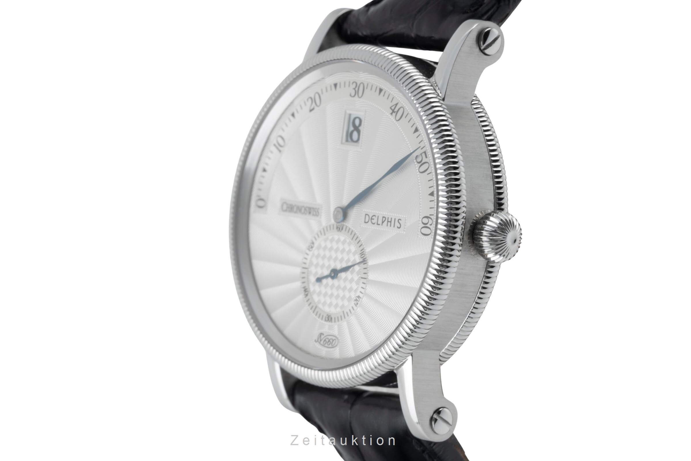 Chronoswiss Delphis Automatik Edelstahl Herrenuhr Glasboden Ref. CH1423  [2404918]