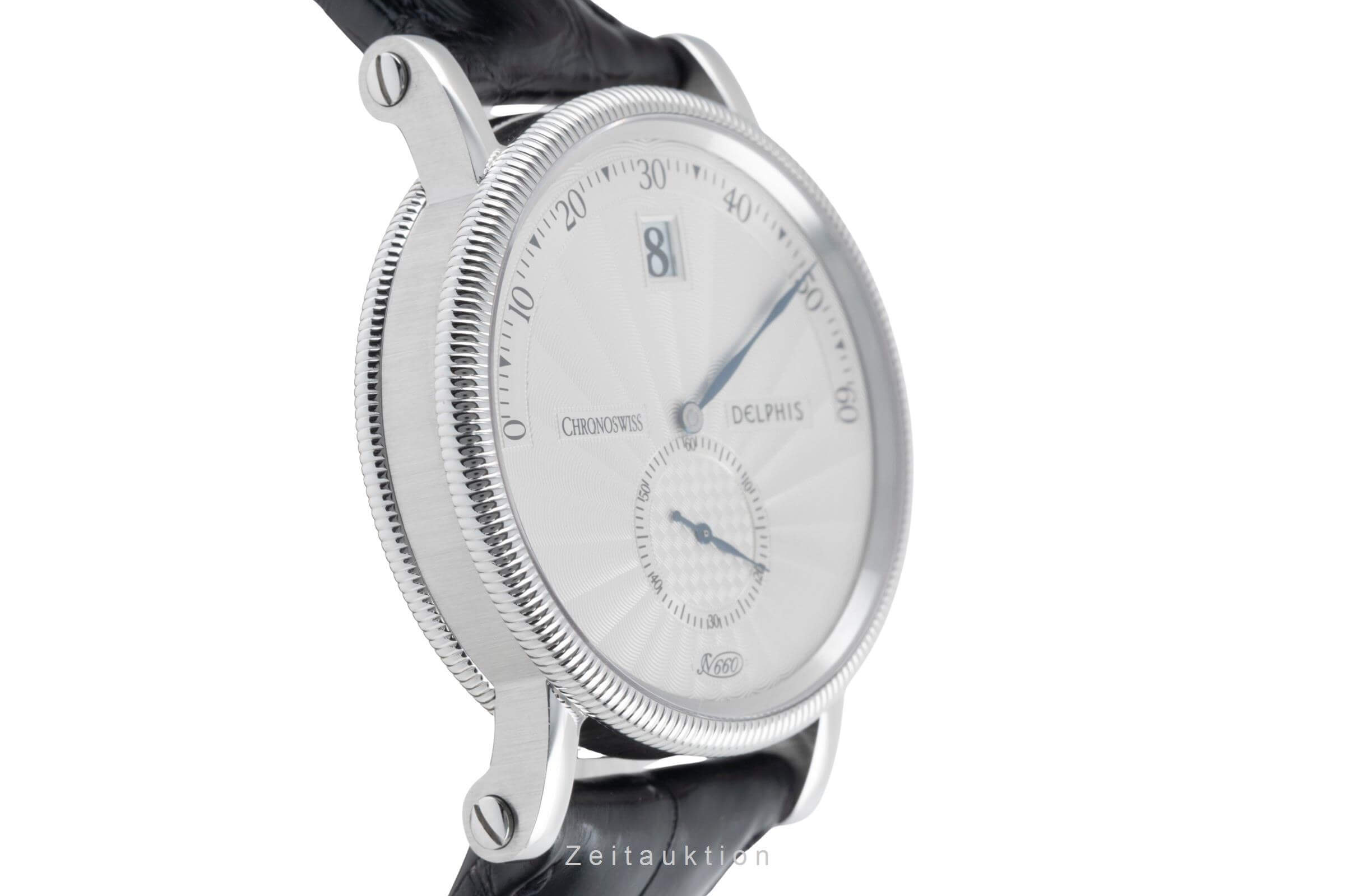 Chronoswiss Delphis Automatik Edelstahl Herrenuhr Glasboden Ref. CH1423  [2404918]