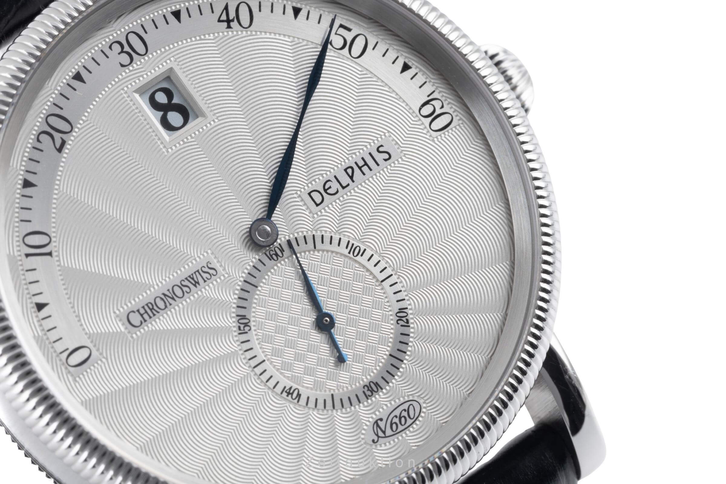 Chronoswiss Delphis Automatik Edelstahl Herrenuhr Glasboden Ref. CH1423  [2404918]