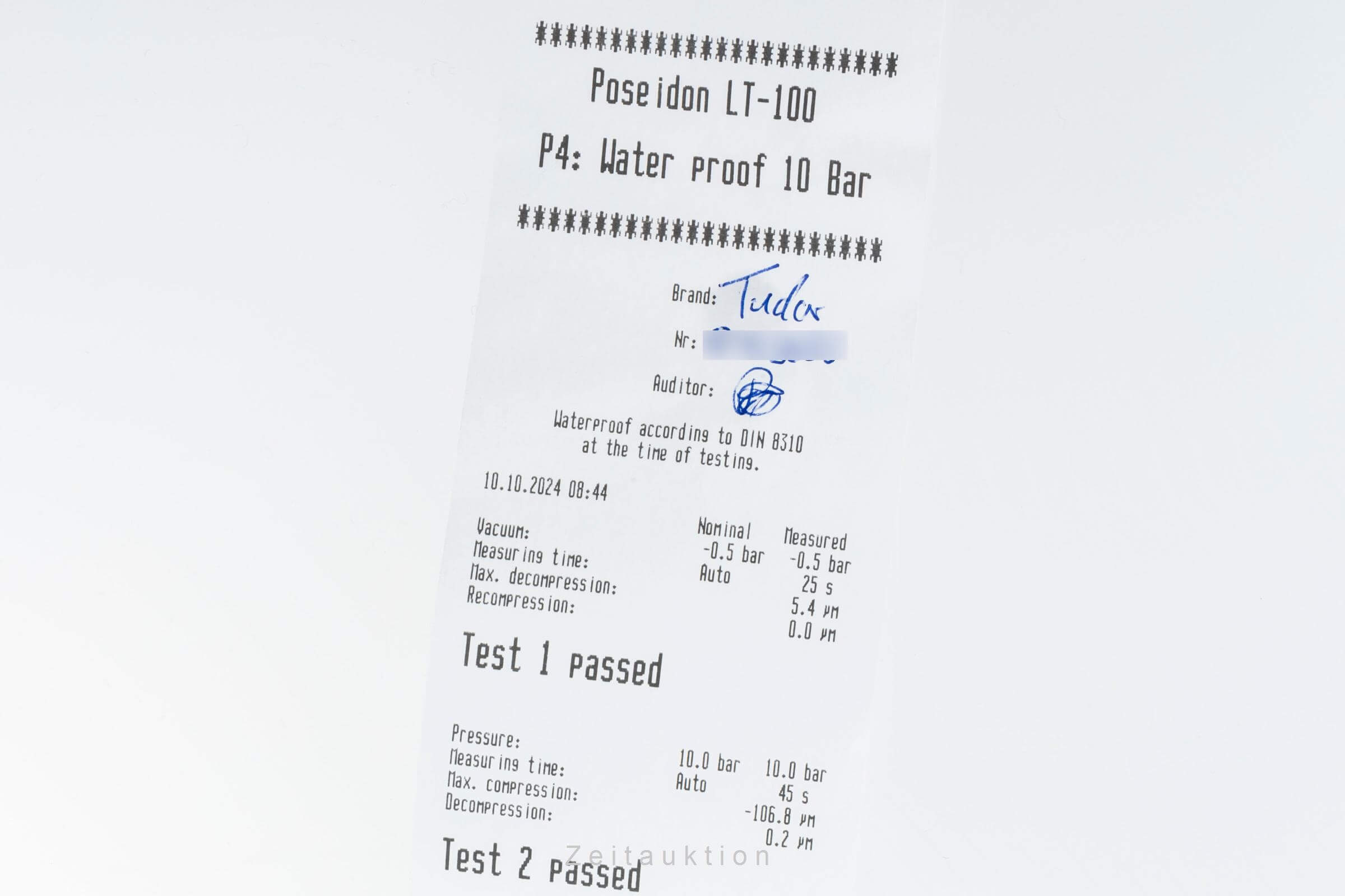 Tudor 1926 Edelstahl Automatik Black Dial Herrenuhr Ref. 91550-0002 B&P 2022 [2405063]