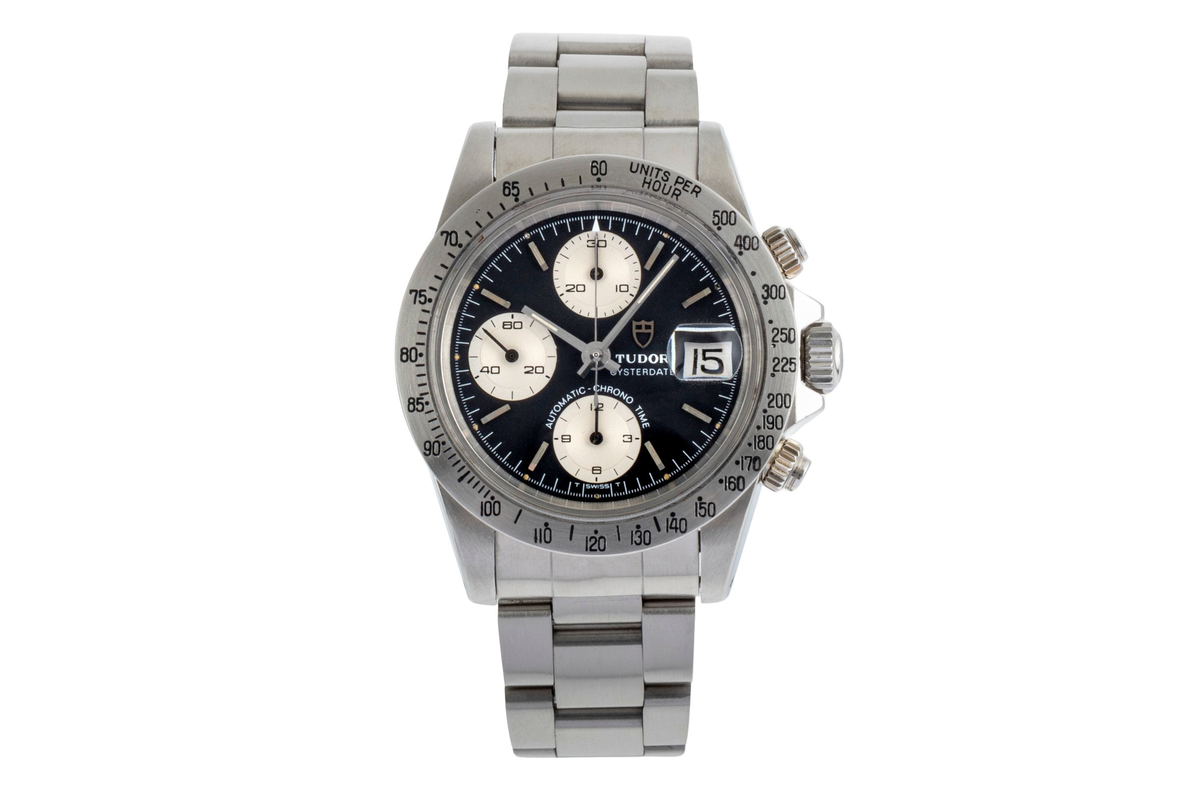 Tudor Oysterdate chronograph steel automatic men's watch 94300  [2405086]