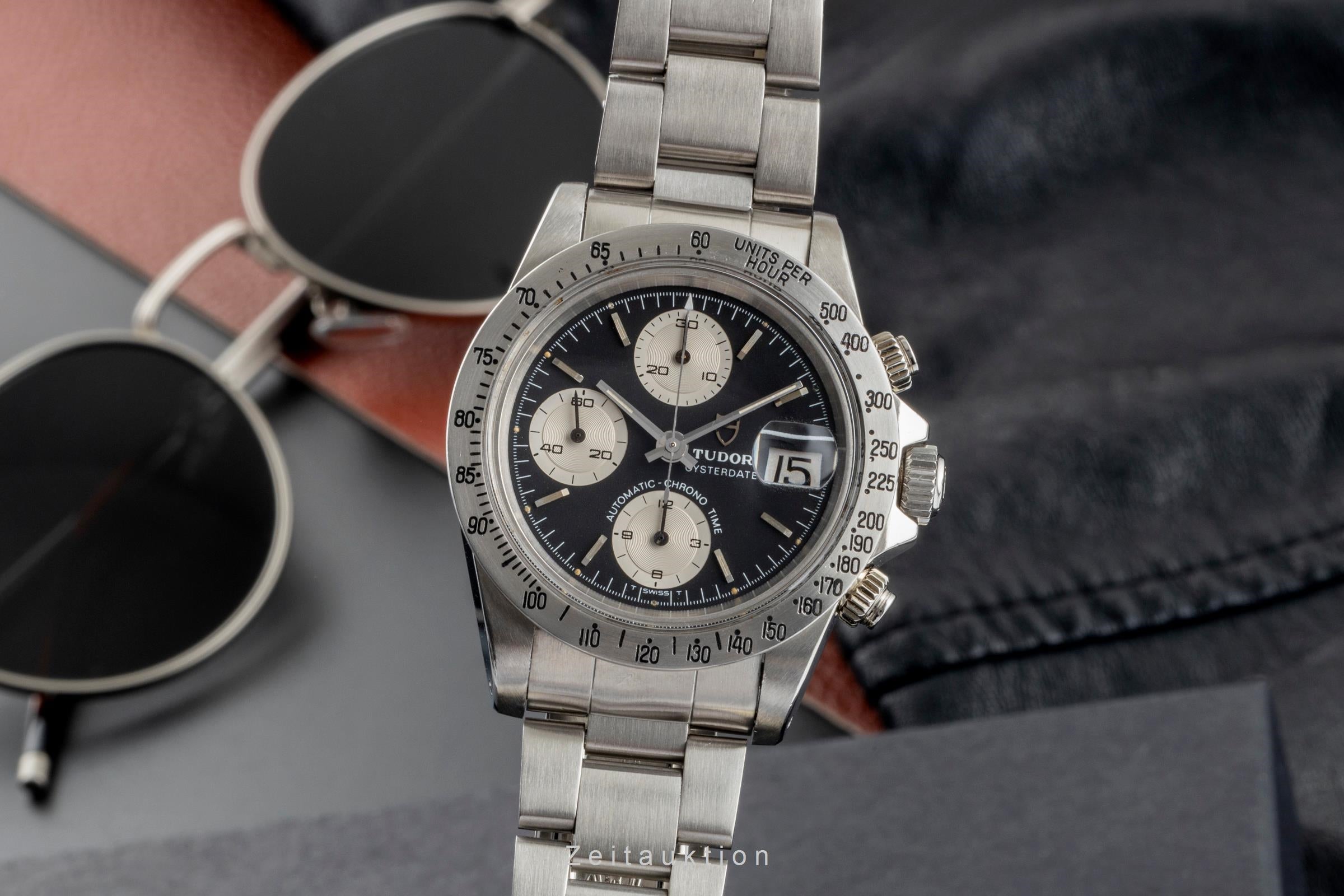 Tudor Oysterdate chronograph steel automatic men's watch 94300  [2405086]