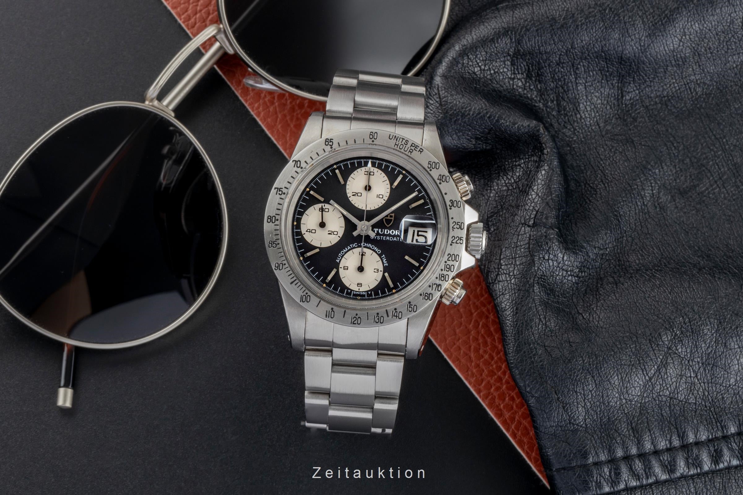 Tudor Oysterdate chronograph steel automatic men's watch 94300  [2405086]