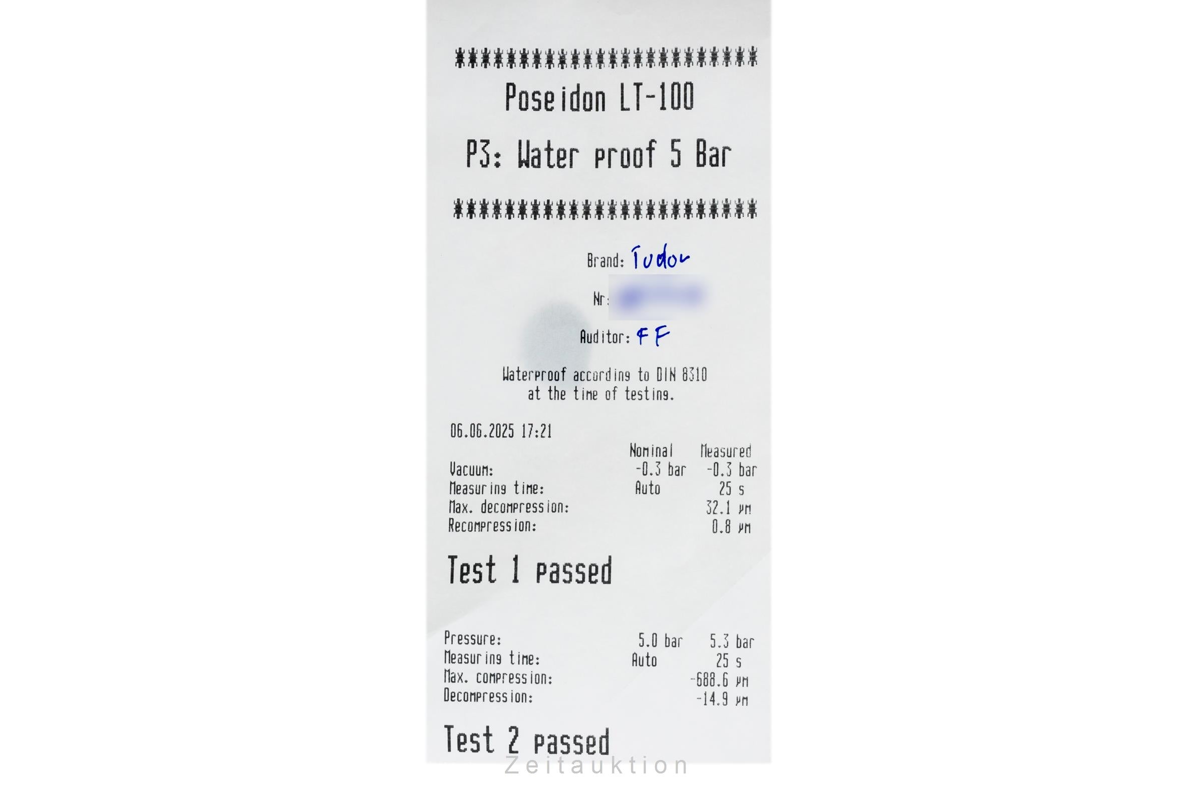 Tudor Oysterdate chronograph steel automatic men's watch 94300  [2405086]